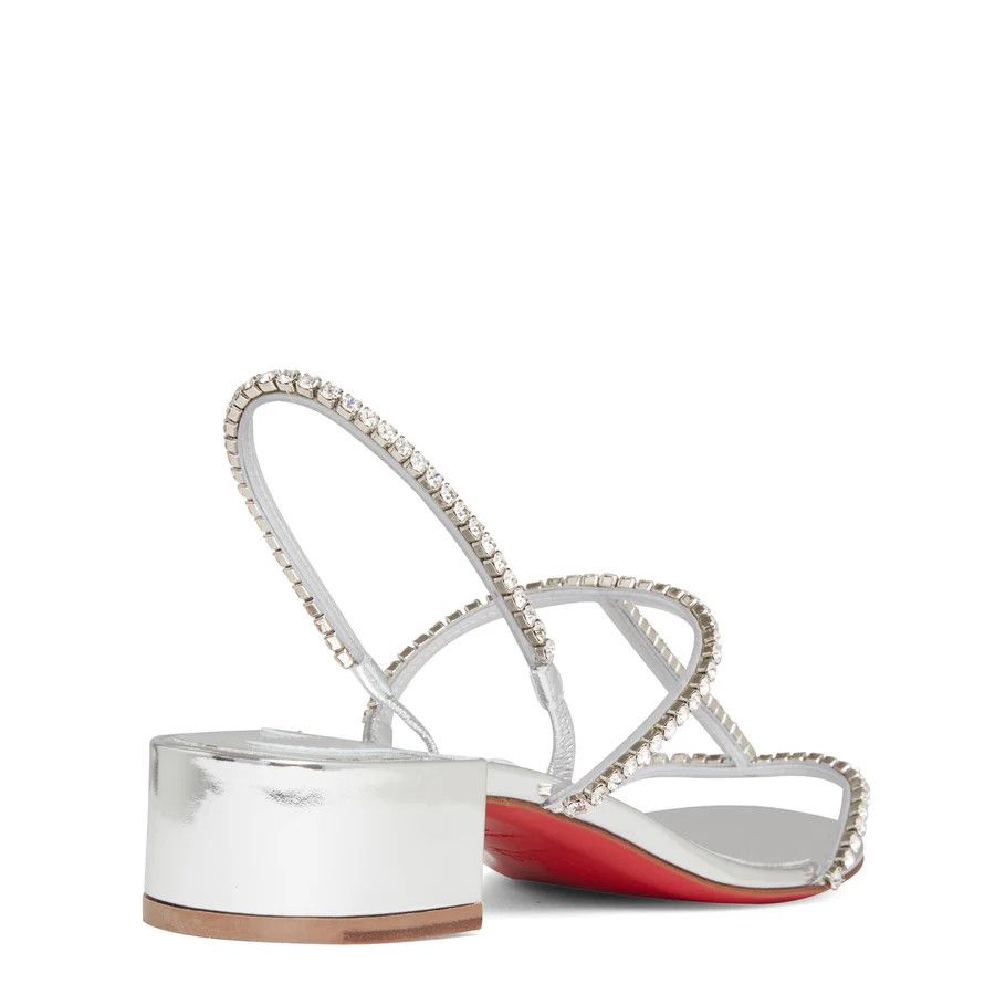 Christian Louboutin o1w1db10725 Sandals in Silver Size US 7 / IT 37 - 3 Thumbnail