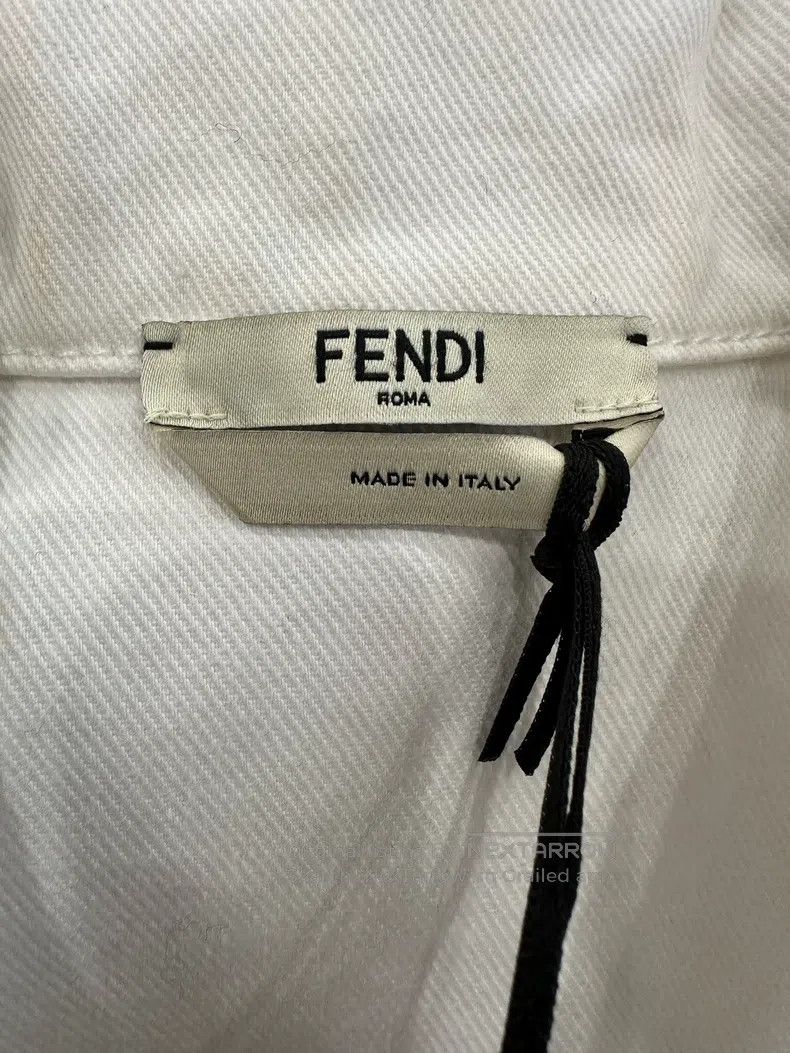 Fendi Fendi California Sky Series, comic-style white women's dre Size XXS / US 00 / IT 34 - 6 Thumbnail