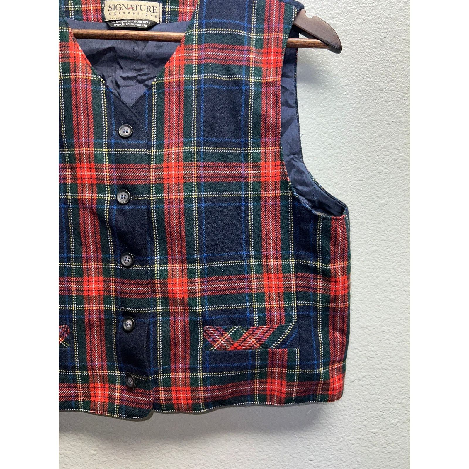 Vintage Womens Signature Expressions Sweater Vest Top Medium Size L / US 10 / IT 46 - 4 Thumbnail