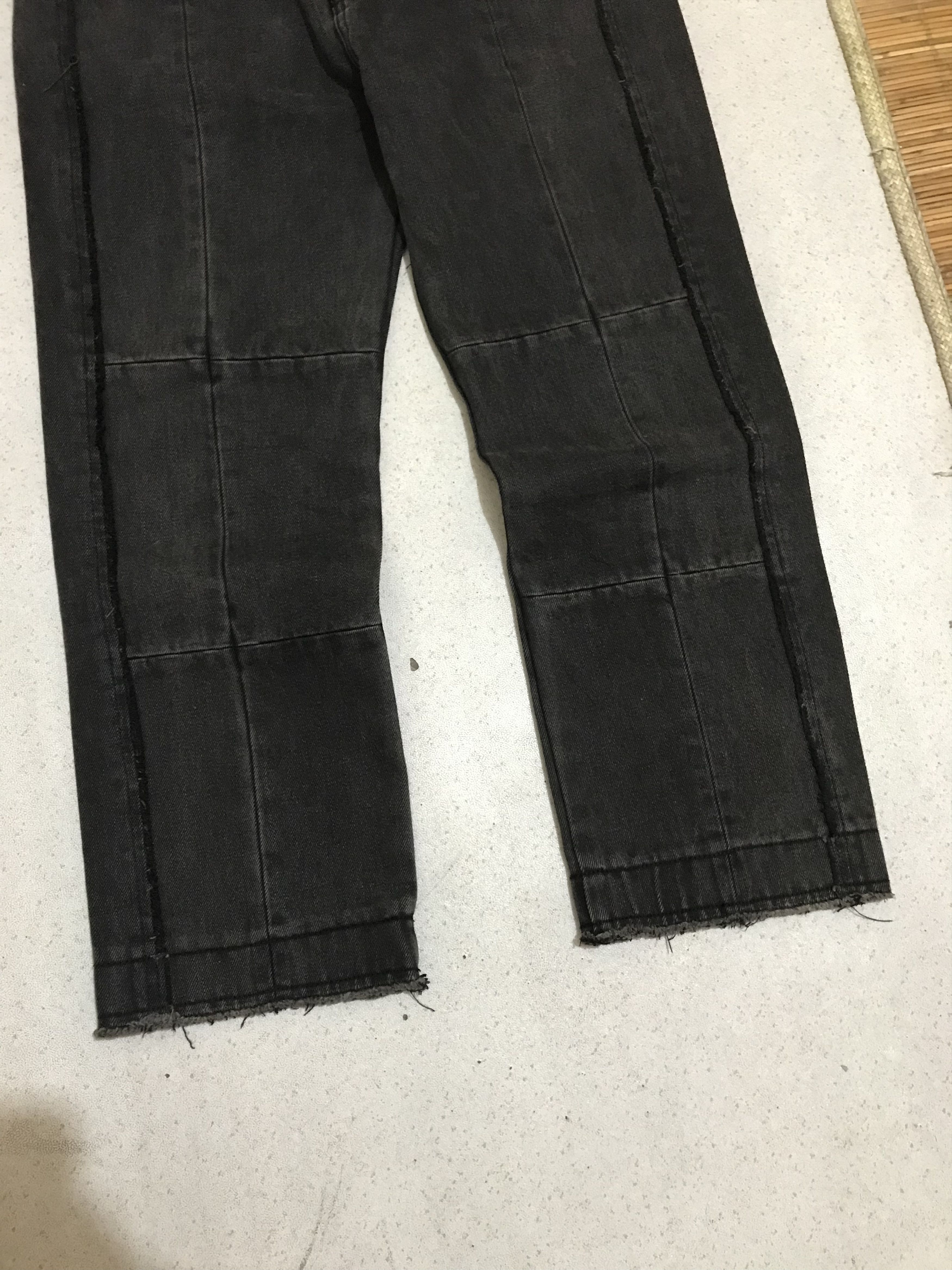 Andersson Bell '19 Andersson Bell Grey Unfinished Denim Size US 30 / EU 46 - 4 Thumbnail