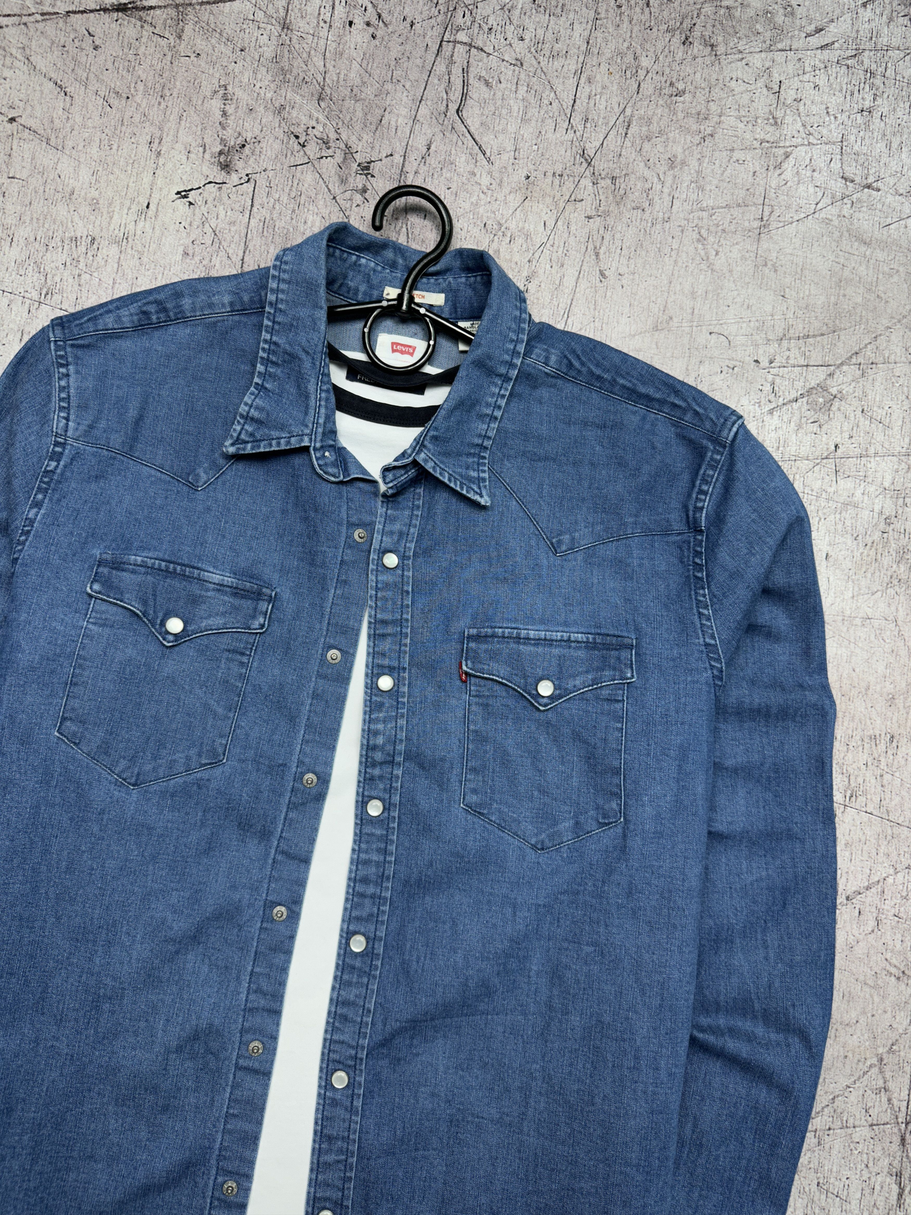 Levi's × Levi's Vintage Clothing Levi's Vintage Mens Denim Shirt Size US L / EU 52-54 / 3 - 2 Thumbnail