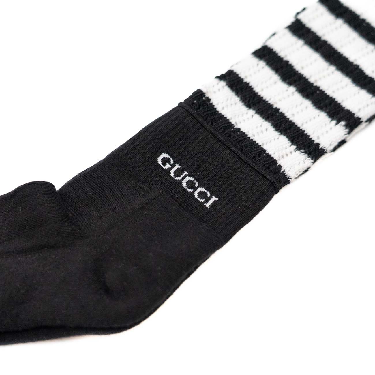 Gucci oc11z0126 Size: OS / Cotton Blend Socks In Black/White Size ONE SIZE - 6 Thumbnail