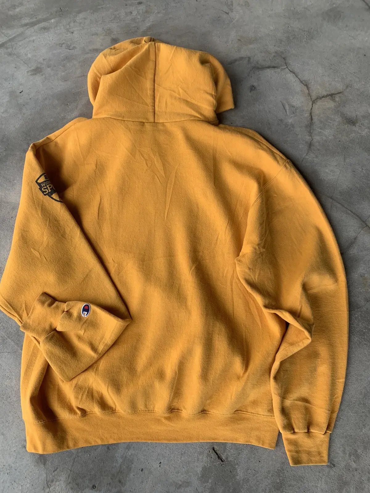 Champion Champion x pop Warner super bowl 57 mustard yellow hoodie. Size US L / EU 52-54 / 3 - 6 Thumbnail