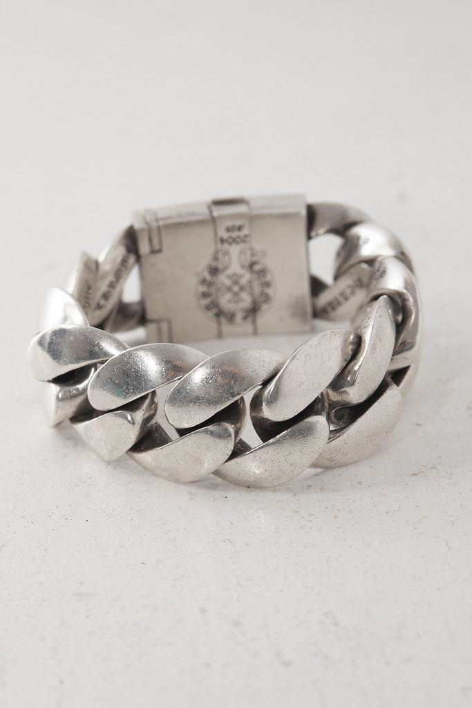 Chrome Hearts 9 Link Classic XL Cross Box ID bracelet Size ONE SIZE - 5 Thumbnail