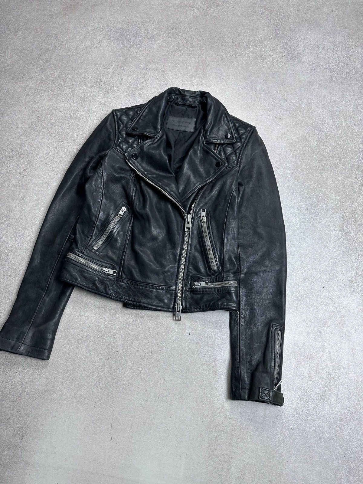 Allsaints Allsaints Genuine Leather Womans Jacket US 2 Size S / US 4 / IT 40 - 2 Thumbnail