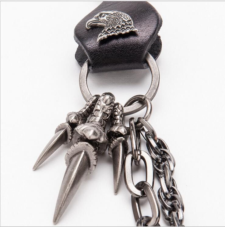 Jean × Vintage Eagle Head & Claws Black Gunmetal Keychain Size ONE SIZE - 4 Thumbnail