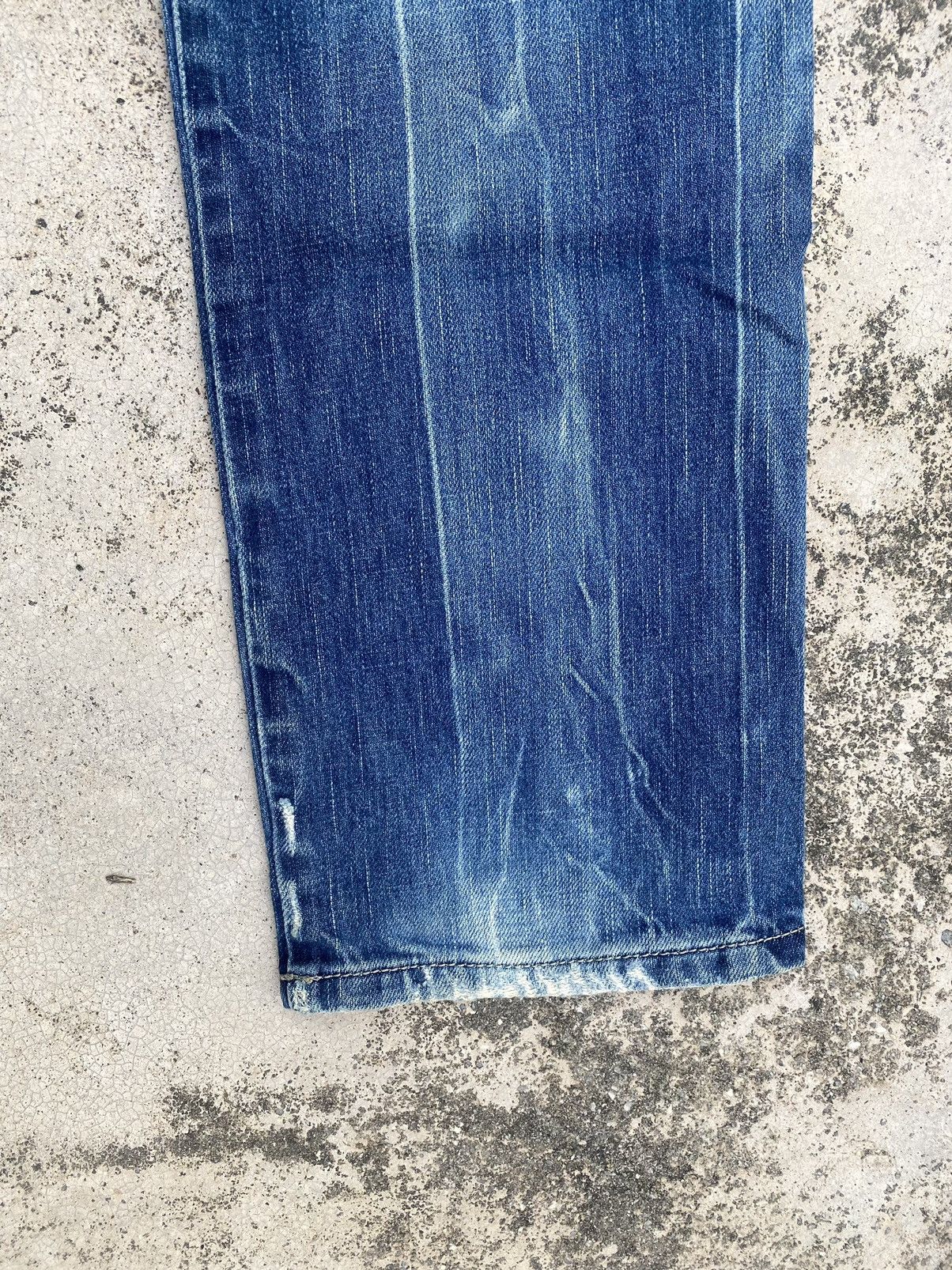Designer × Diesel Diesel Distressed Claw Mark Faded Denim Jeans Size US 30 / EU 46 - 21 Thumbnail