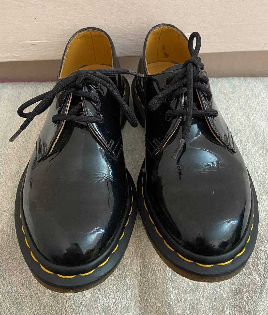 Dr. Martens × Vintage 🔥 Dr. Martens 1461 Classic Black Patent Leather Oxford Size US 6 / IT 36 - 3 Thumbnail