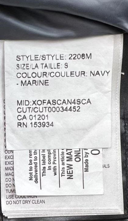 Canada Goose Canada Goose / Navy Lightweight Down Jacket K12 Size US S / EU 44-46 / 1 - 7 Thumbnail