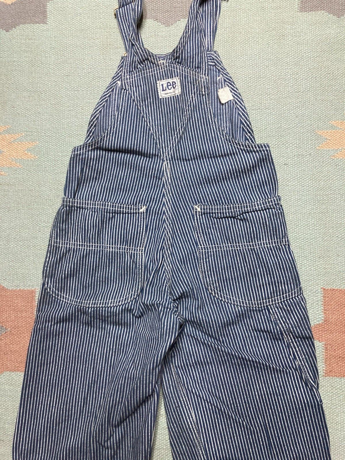 Vintage 70s lee overalls hickory engineer stripe pinstripe 25x30 Size 25" / US 0 / IT 36 - 8 Thumbnail