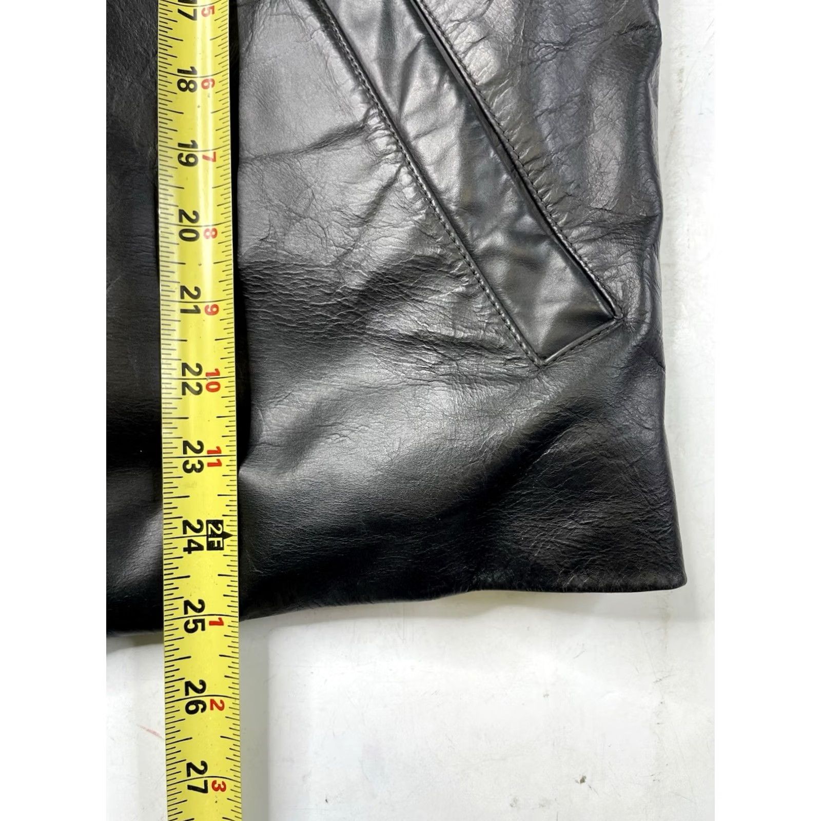 Gap VINTAGE Gap Men's Leather Jacket Black Full Zip 90s XS Regular Zippered Quilted Liner Size US XS / EU 42 / 0 - 7 Thumbnail