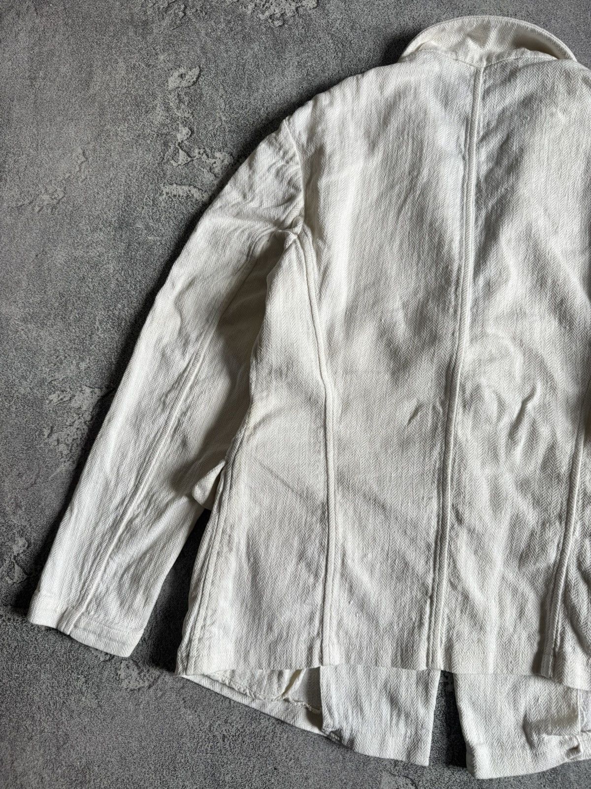 Designer Jil Sander 36 linen button up vintage blazer jacket retro Size S / US 4 / IT 40 - 12 Thumbnail