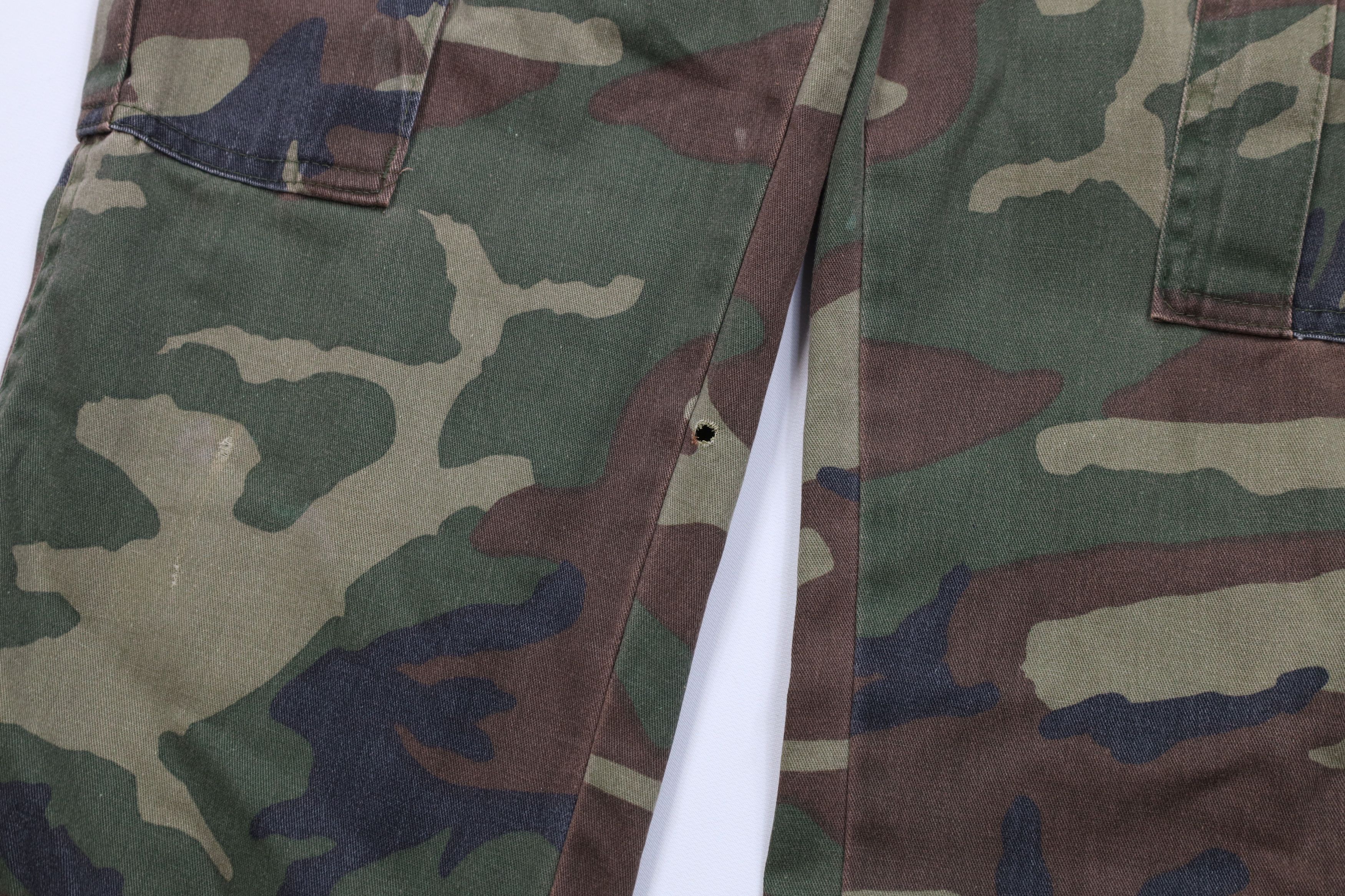 Vintage Vintage 70s Streetwear Camouflage Utility Cargo Pants USA Size US 29 - 7 Thumbnail