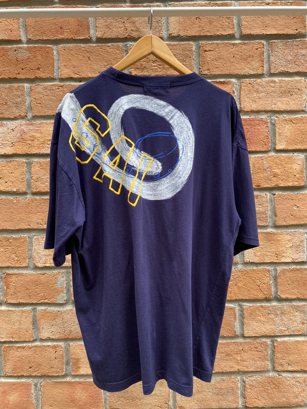 Kansai Yamamoto Kansai Yamamoto Men Navy T- shirt Size US L / EU 52-54 / 3 - 6 Thumbnail