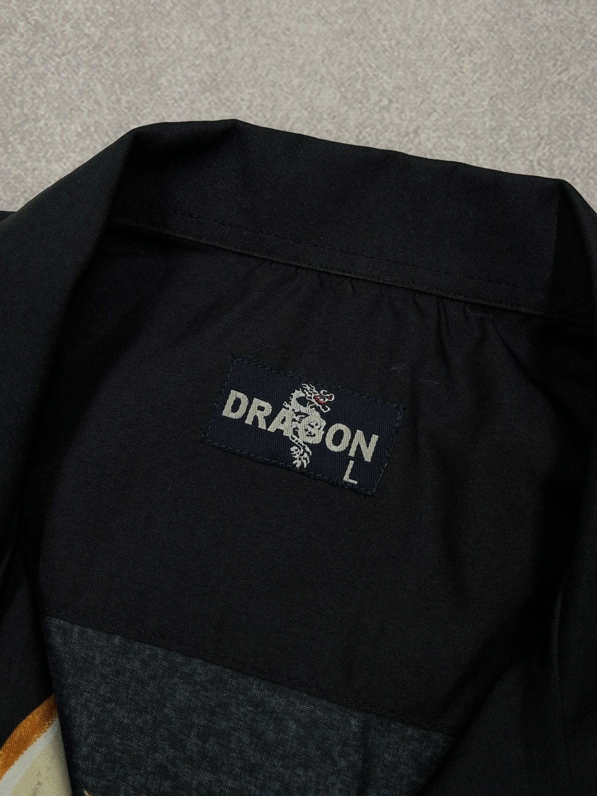 Vintage Vintage Japan Crazy Shirt Double Big Logo Dragon Tiger Black Size US L / EU 52-54 / 3 - 7 Thumbnail