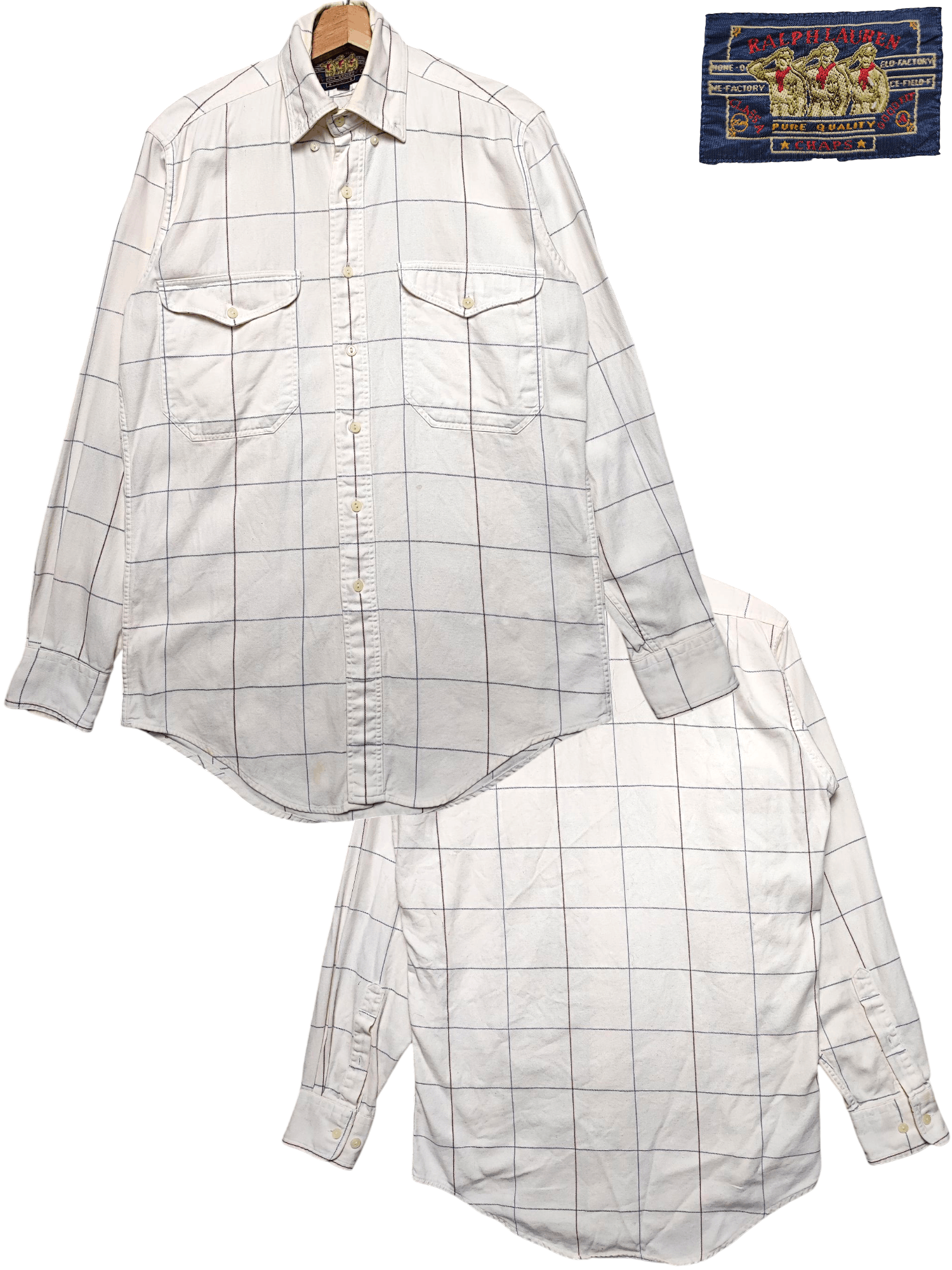 Ralph Lauren Vintage Ralph Lauren Checkered Shirt Size US S / EU 44-46 / 1 - 1 Thumbnail