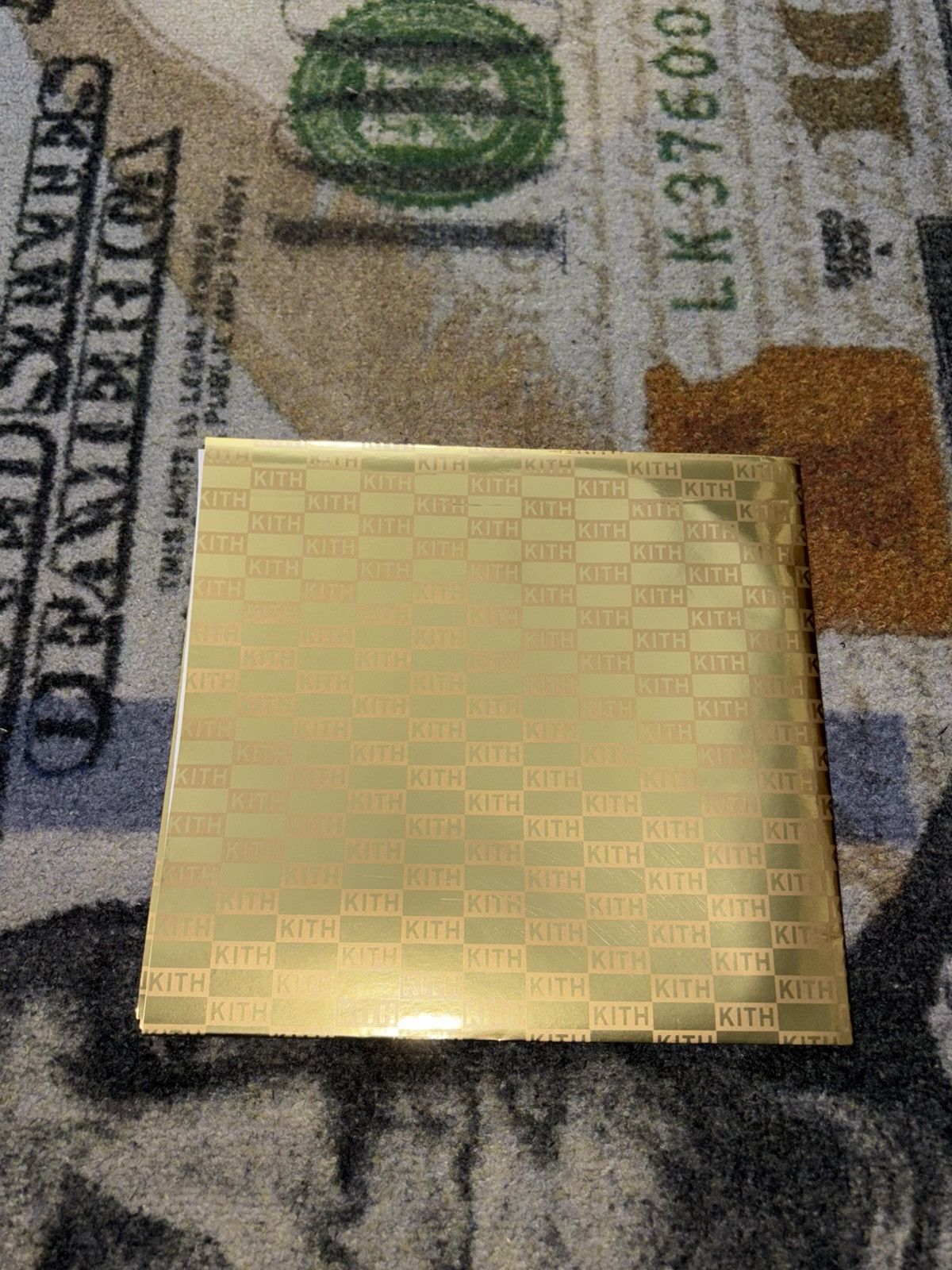 Kith Kith Gold Monogram Logo Wrapping Paper (Single Sheet) Size ONE SIZE - 3 Thumbnail