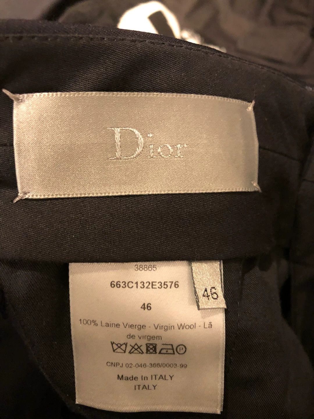 Dior Dior Black Wool Utility Trousers Size US 30 / EU 46 - 5 Thumbnail