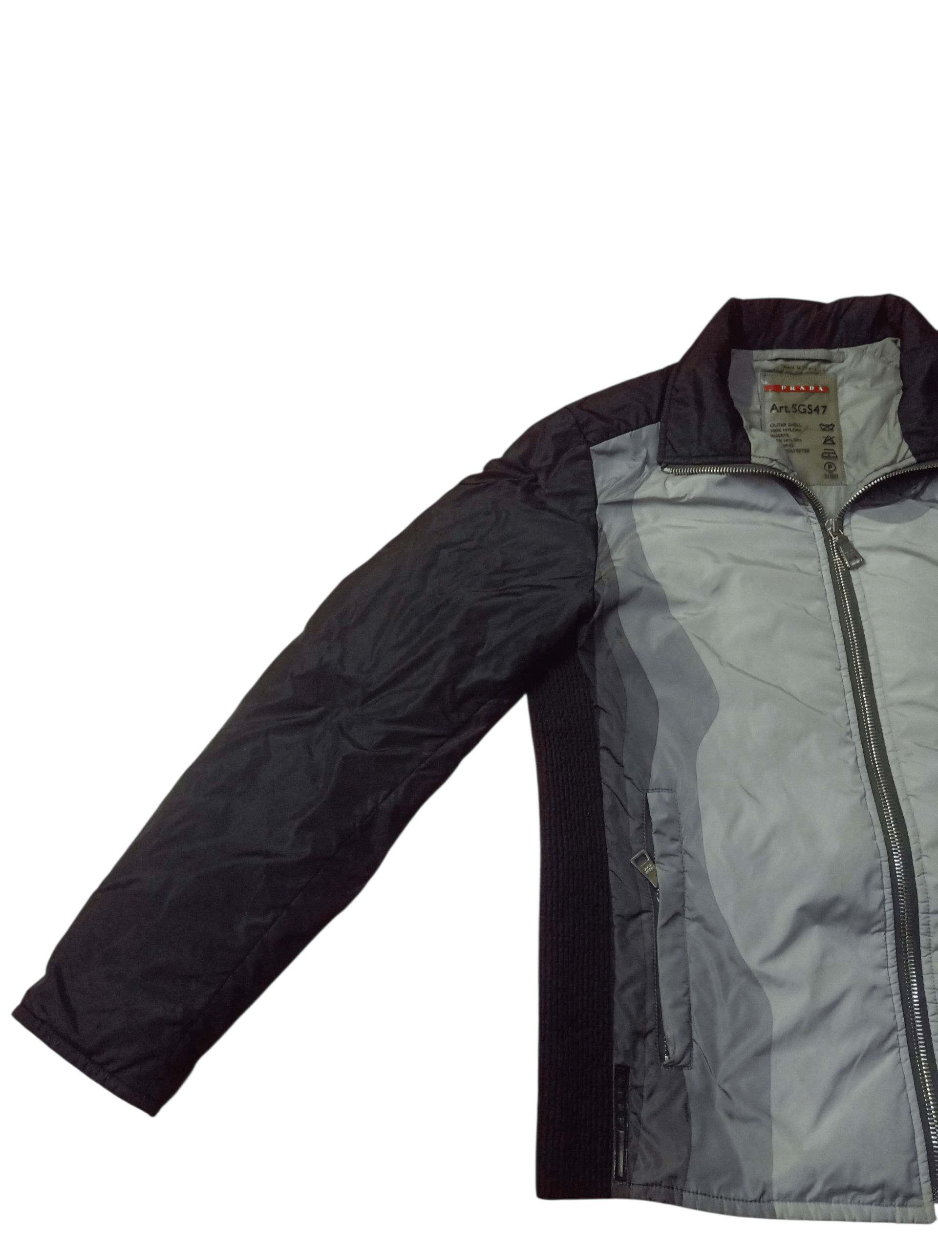 Prada 🌟Prada Art. SGS47 MEN NYLON ZIP JACKET 🌟 Size US M / EU 48-50 / 2 - 2 Thumbnail