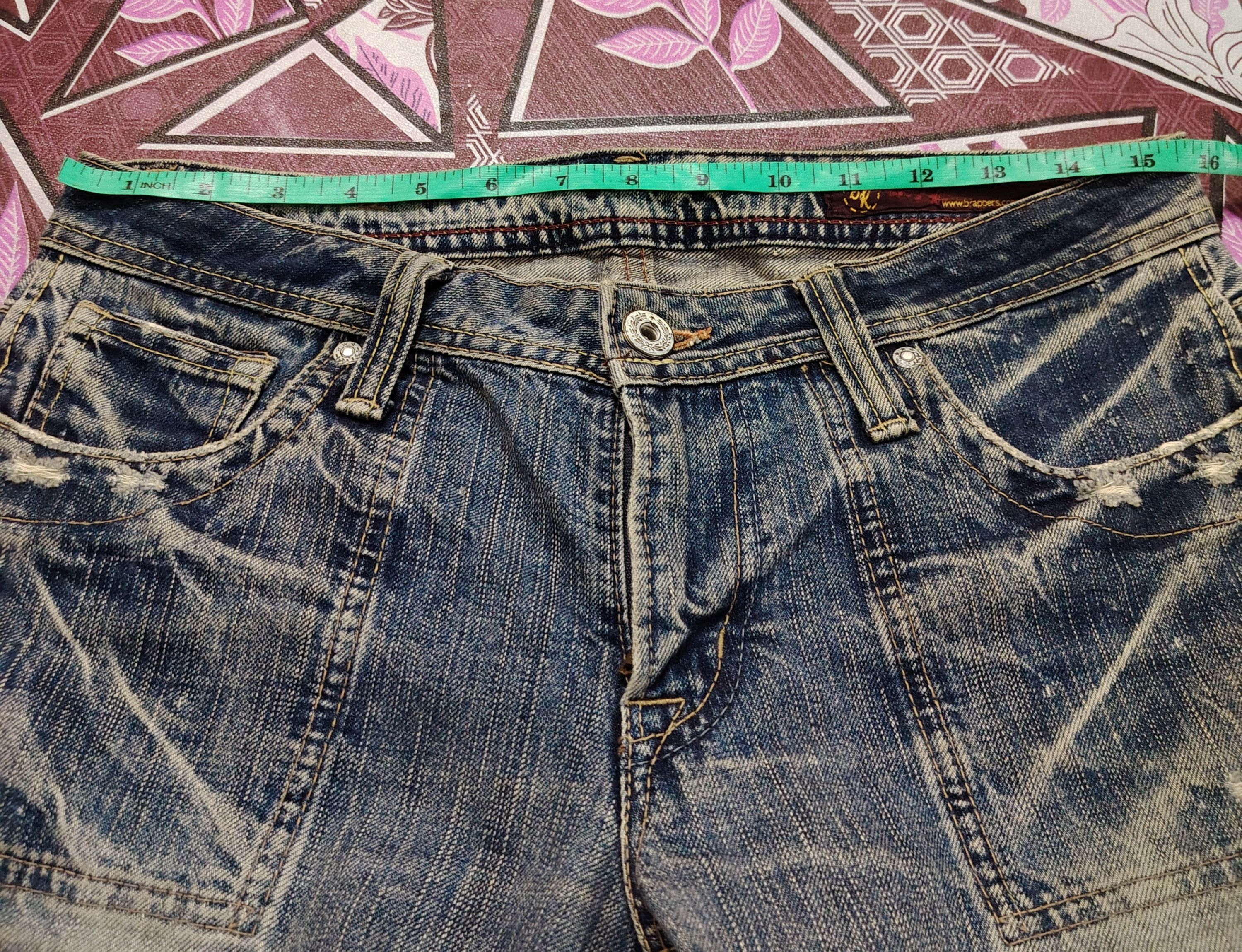 If Six Was Nine × Japanese Brand Japanese 90's Bootcut Brappers distressed denim flared jeans Size US 31 - 20 Thumbnail