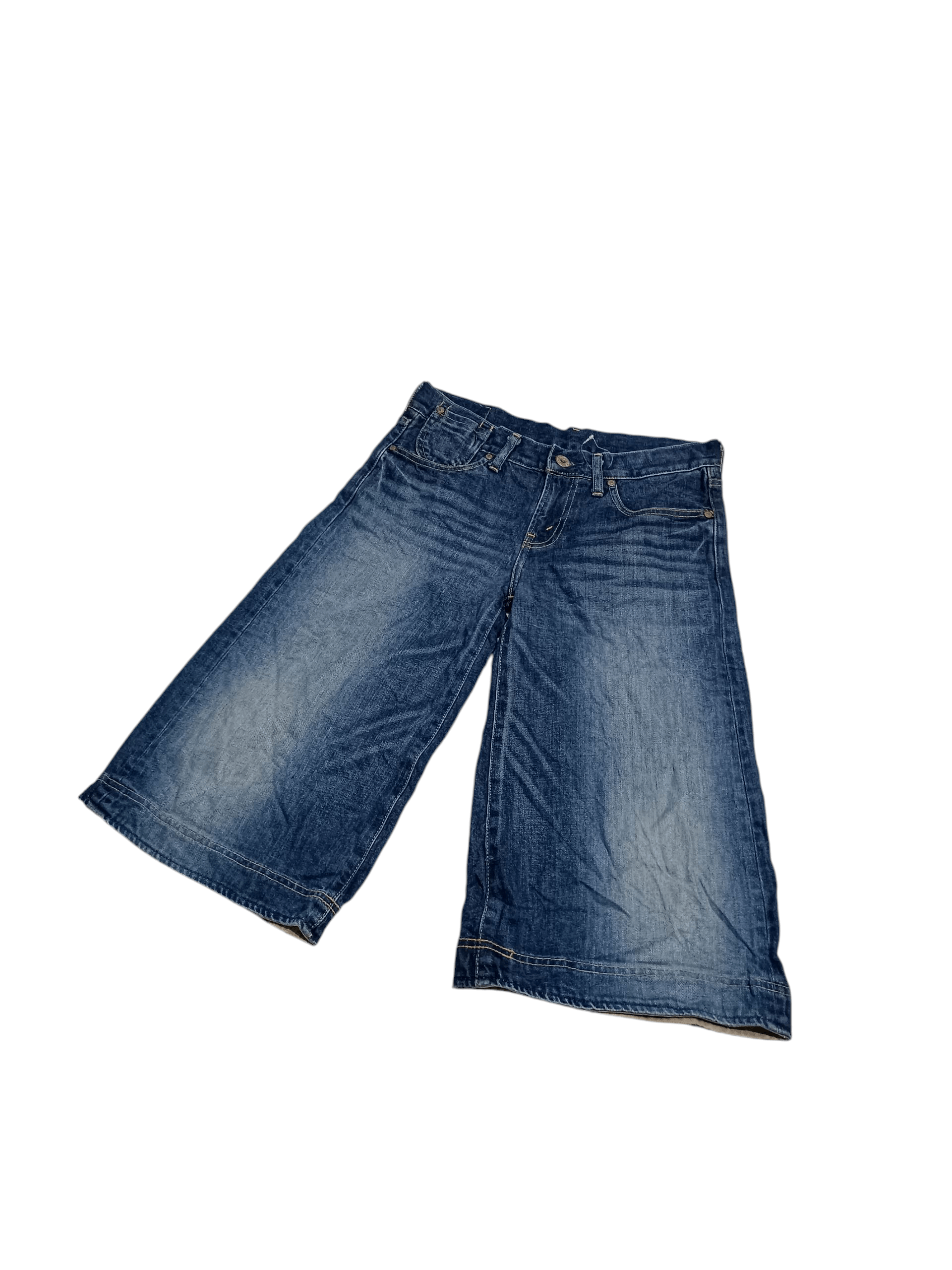 Levi's × Vintage Levi's Loose Knee Length Shorts Jeans Wide Leg Size 30" / US 8 / IT 44 - 2 Thumbnail