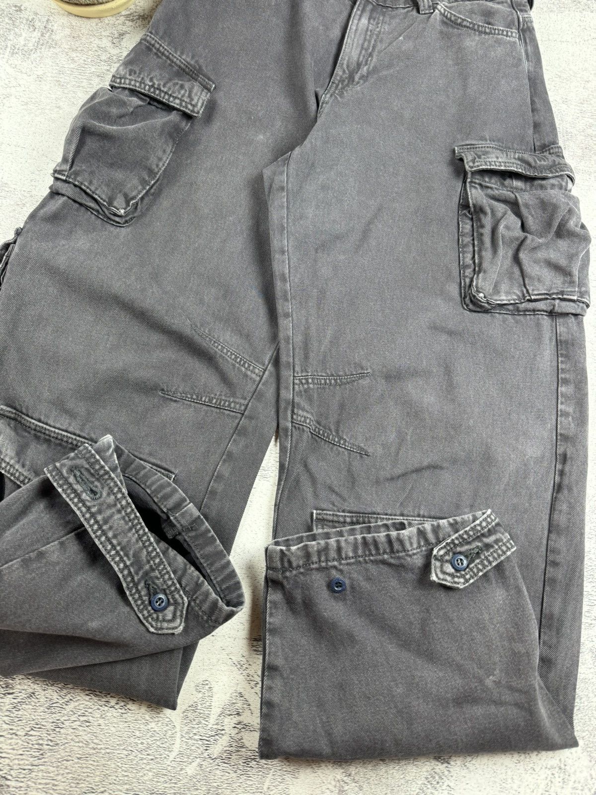 Hysteric Glamour HYSTERIC GLAMOUR Multipocket Archive Baggy Cargo Pants Jeans Size US 32 / EU 48 - 15 Thumbnail
