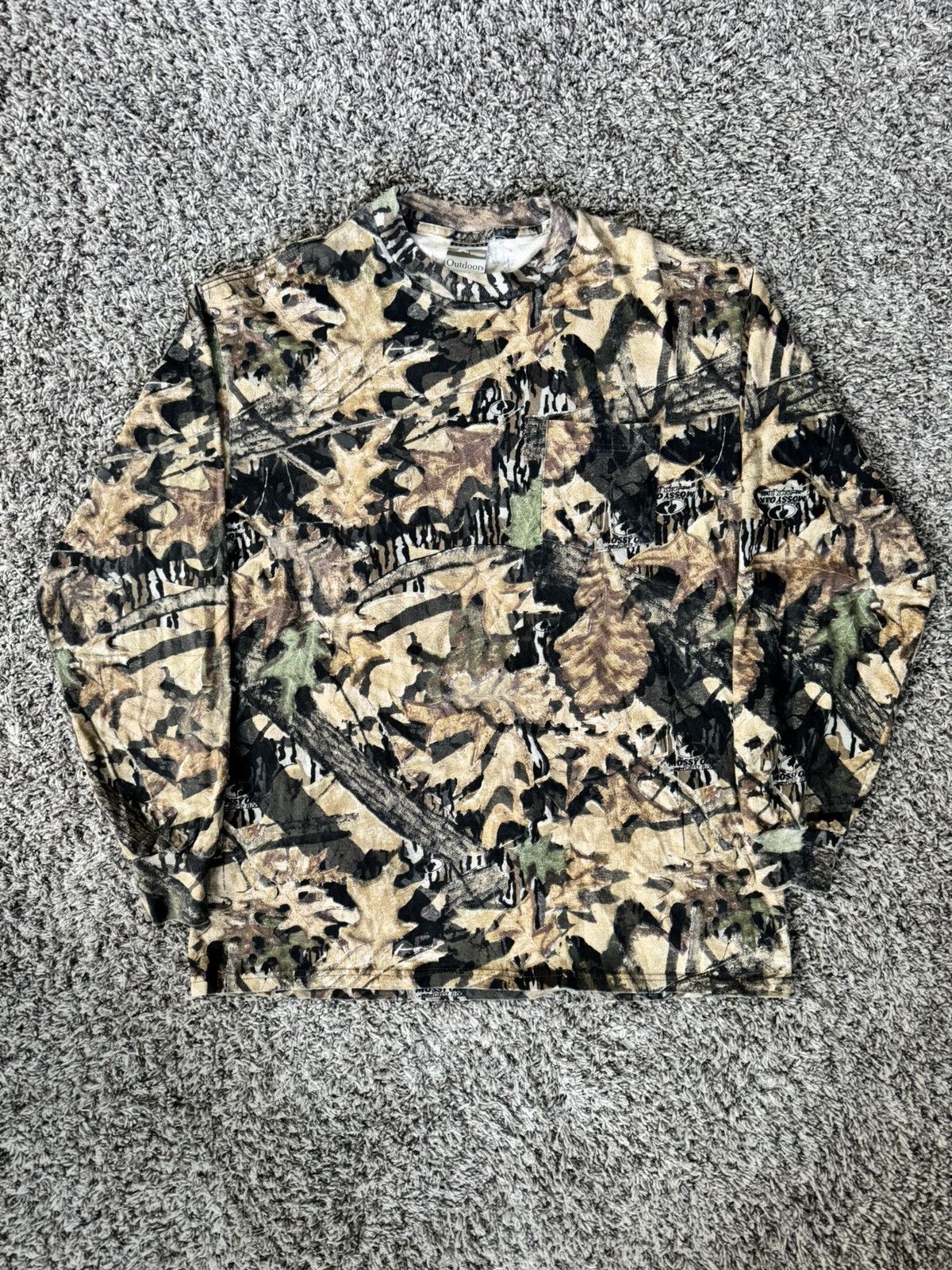 Jerzees Jerzees Outdoor Camo Pocket Long Sleeve Size US L / EU 52-54 / 3 - 1 Preview