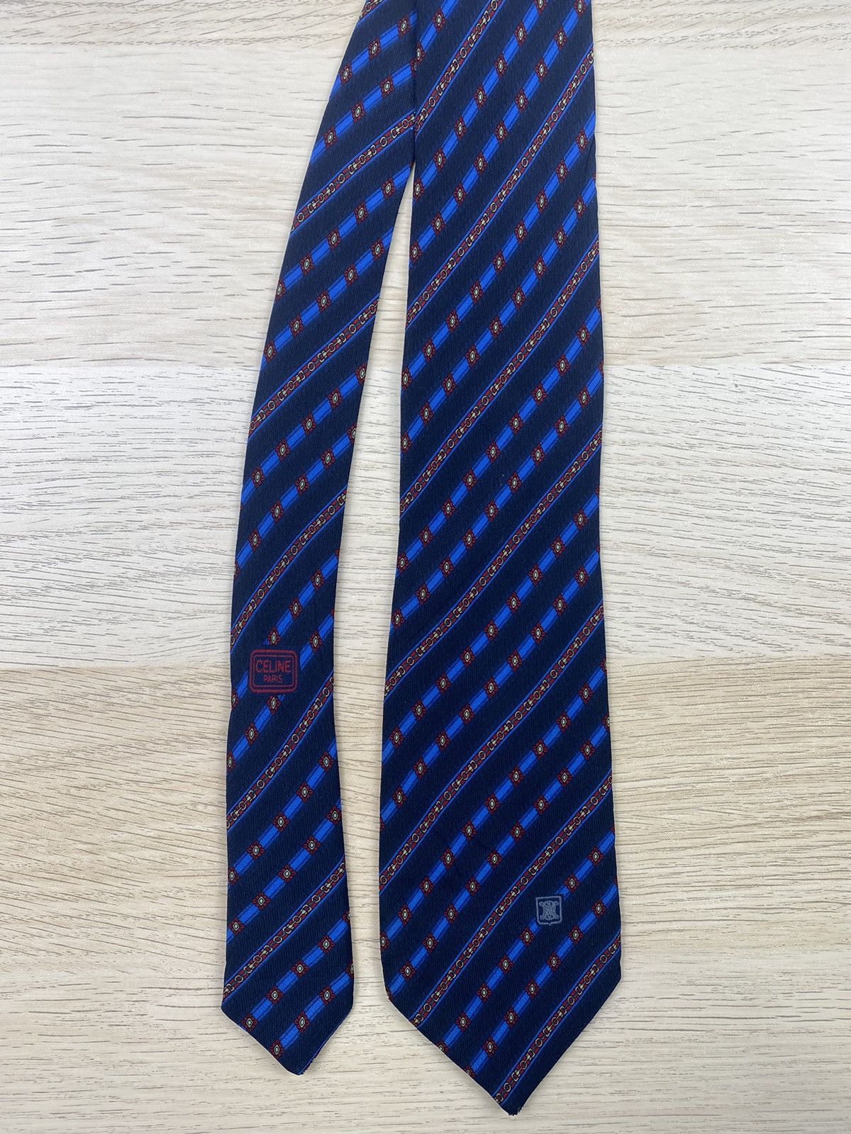 Celine Celine Silk Tie T97 Size ONE SIZE - 4 Thumbnail