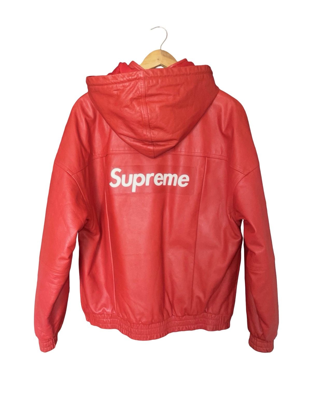 Nike × Supreme Supreme FW19 Nike Leather Anorak Size US M / EU 48-50 / 2 - 2 Thumbnail