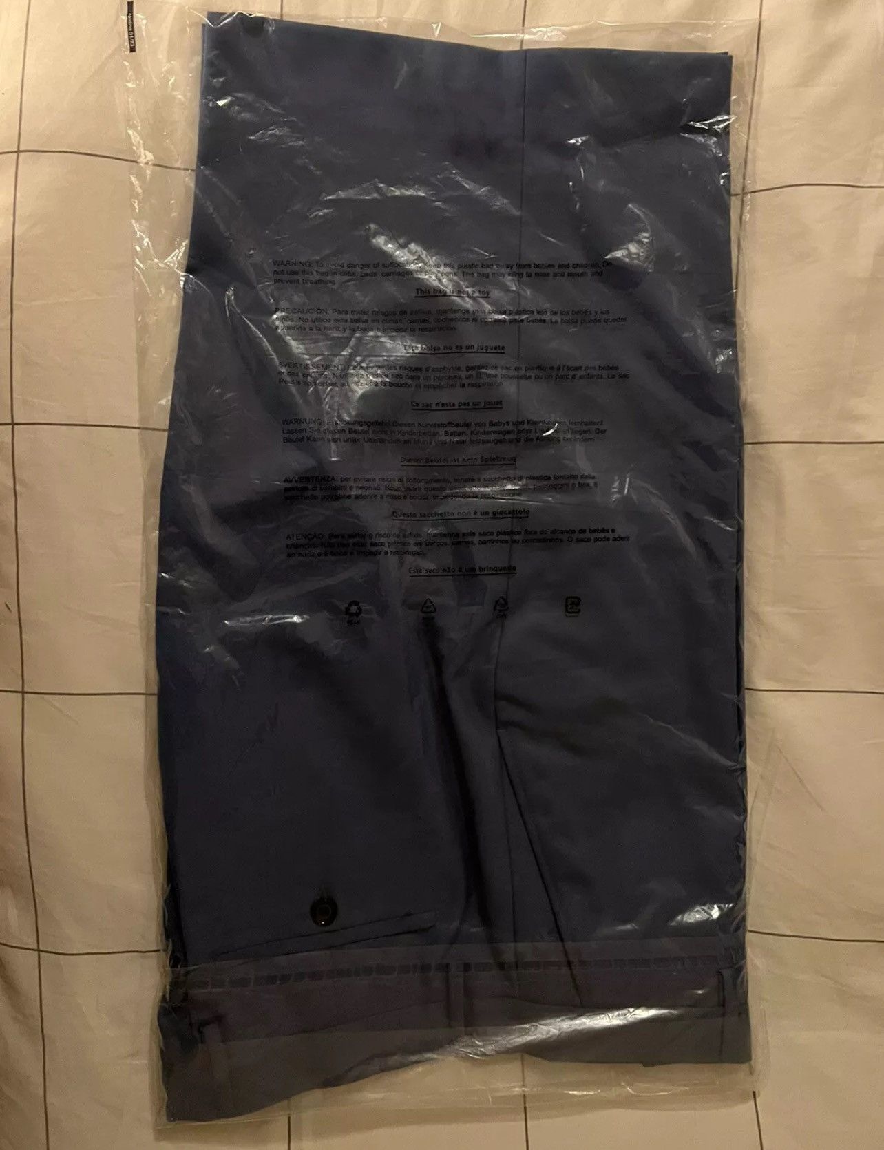 Supreme Supreme Wool Trouser Short Light Blue Size 34 Wool Blend Size US 34 / EU 50 - 5 Thumbnail