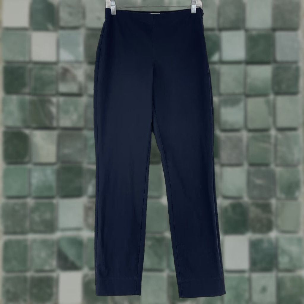 Everlane Everlane Black Side Zip Ankle Length Pants Womens High-Rise Stretch Size 4 Size 27" / US 4 / IT 40 - 1 Thumbnail