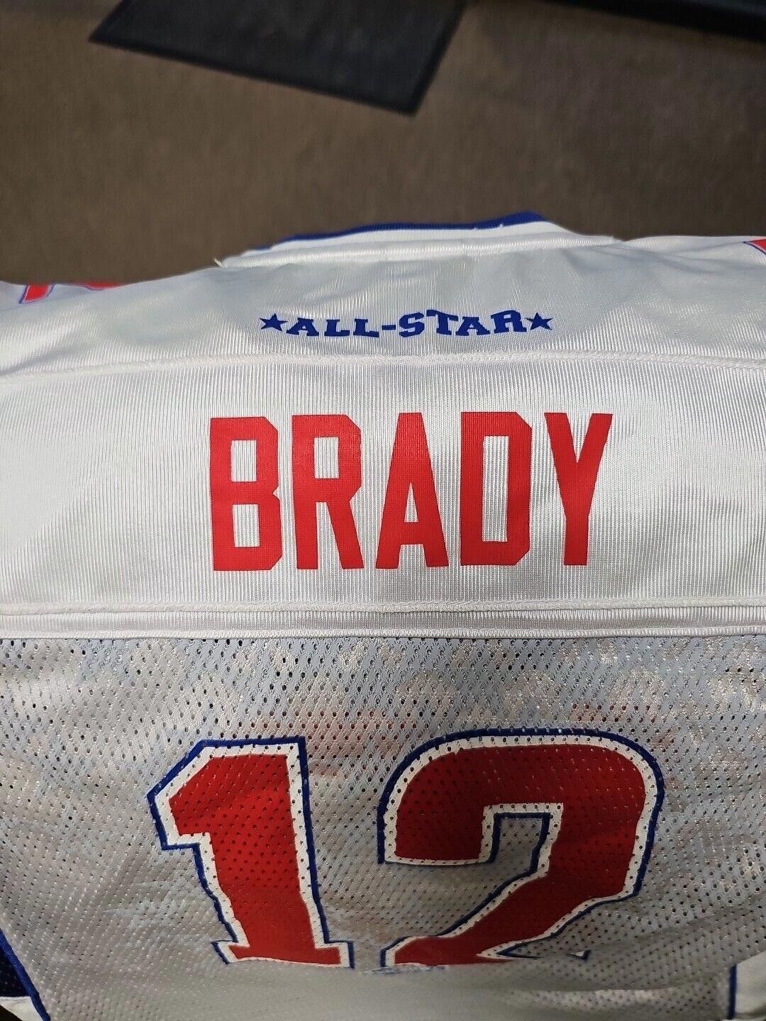 Reebok Tom Brady 2006 Pro Bowl Jersey Men’s Youth Medium Size ONE SIZE - 5 Thumbnail