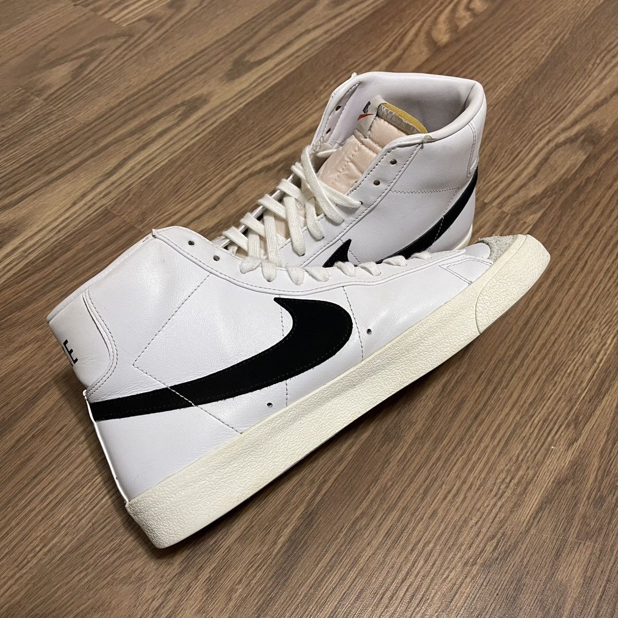 Nike Nike Blazer Mid '77 Premium Vintage White Black Size US 11 / EU 44 - 7 Thumbnail