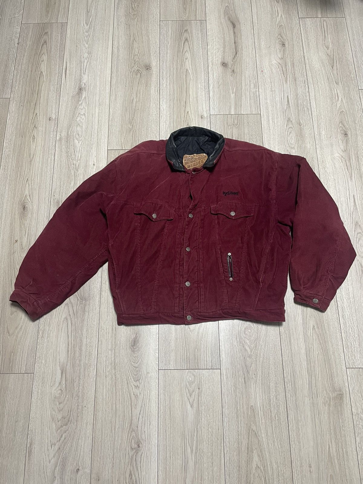 Diesel Vintage Rare Diesel Corduroy Distressed Jacket Velvet Size US L / EU 52-54 / 3 - 4 Thumbnail