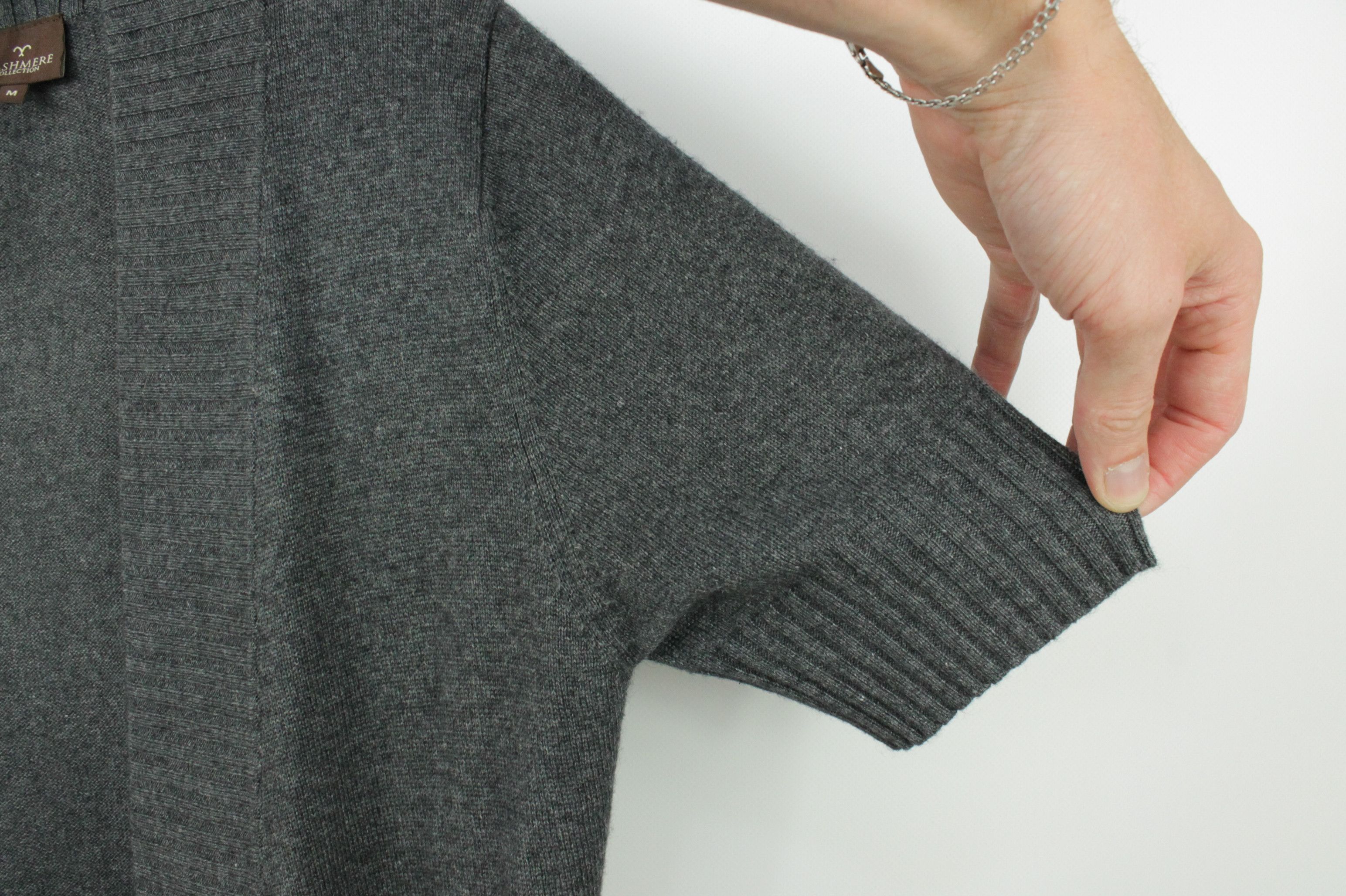 Other Cashmere Collection Long Cashmere Silk Gray Cardigan Size M / US 6-8 / IT 42-44 - 6 Thumbnail