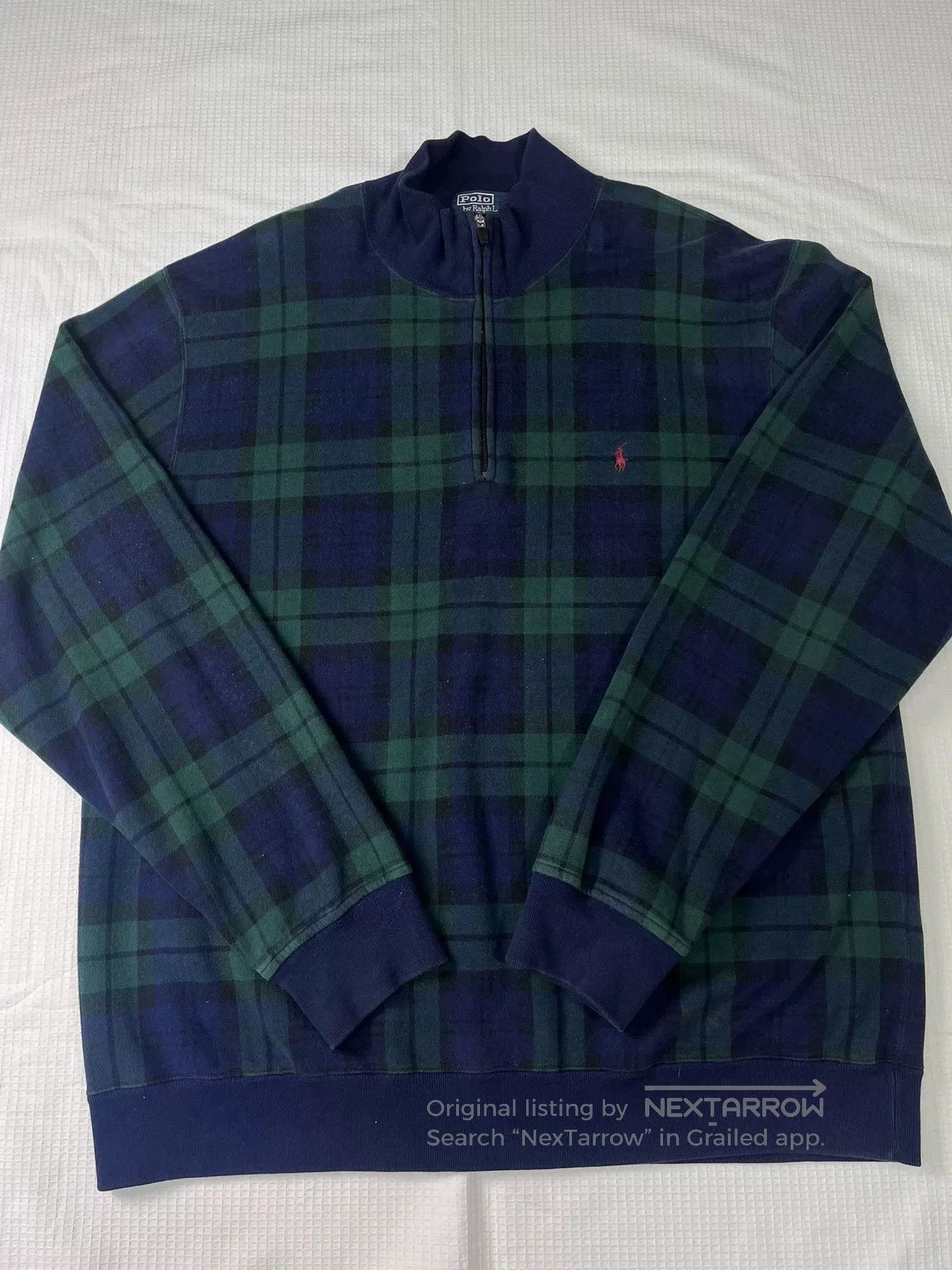 Vintage Vintage Ralph Lauren Cotton Polo Pullover. Size US XL / EU 56 / 4 - 1 Thumbnail