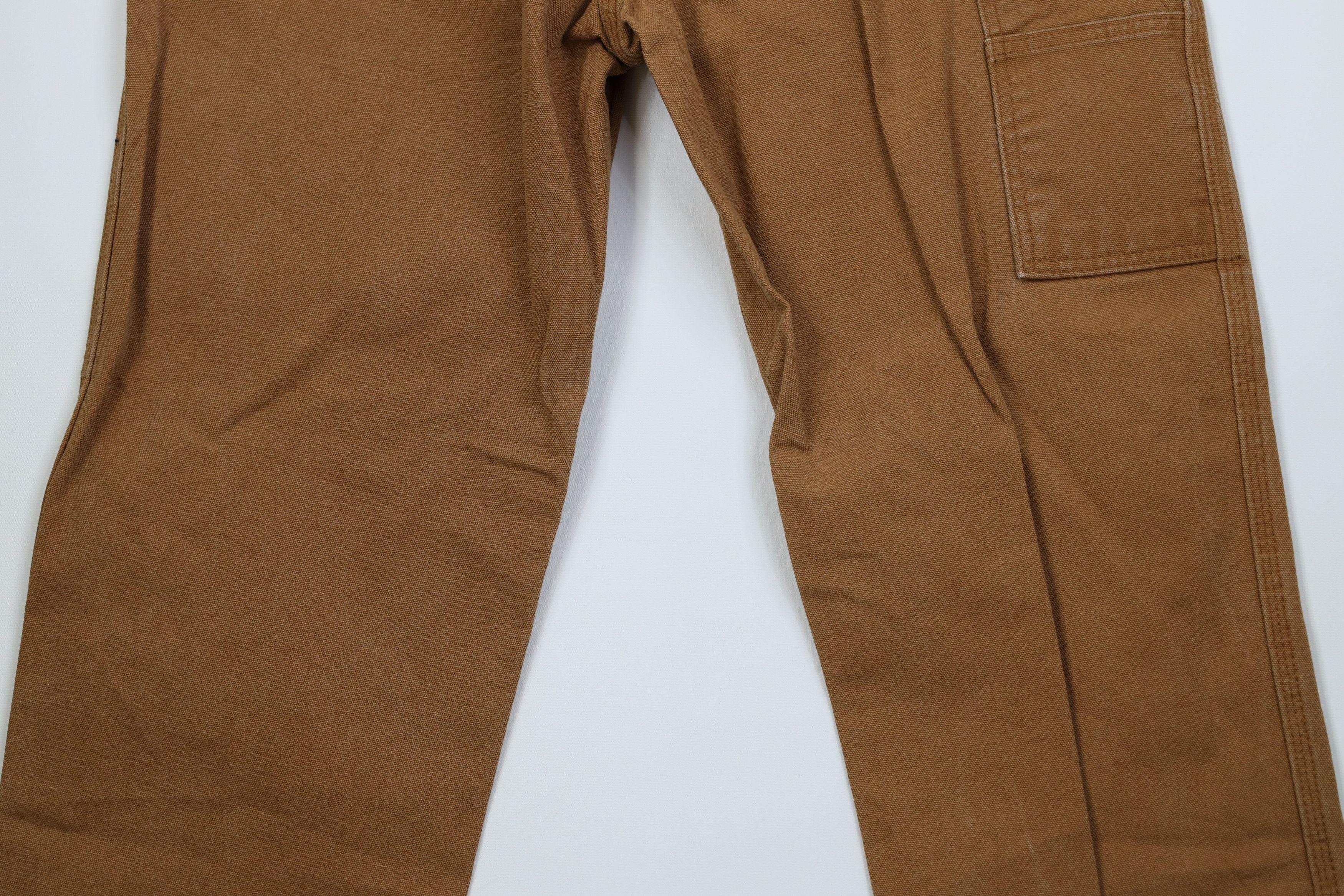 Dickies Vintage Y2K Dickies Wide Leg Canvas Dungaree Pants Brown Size US 38 / EU 54 - 10 Thumbnail