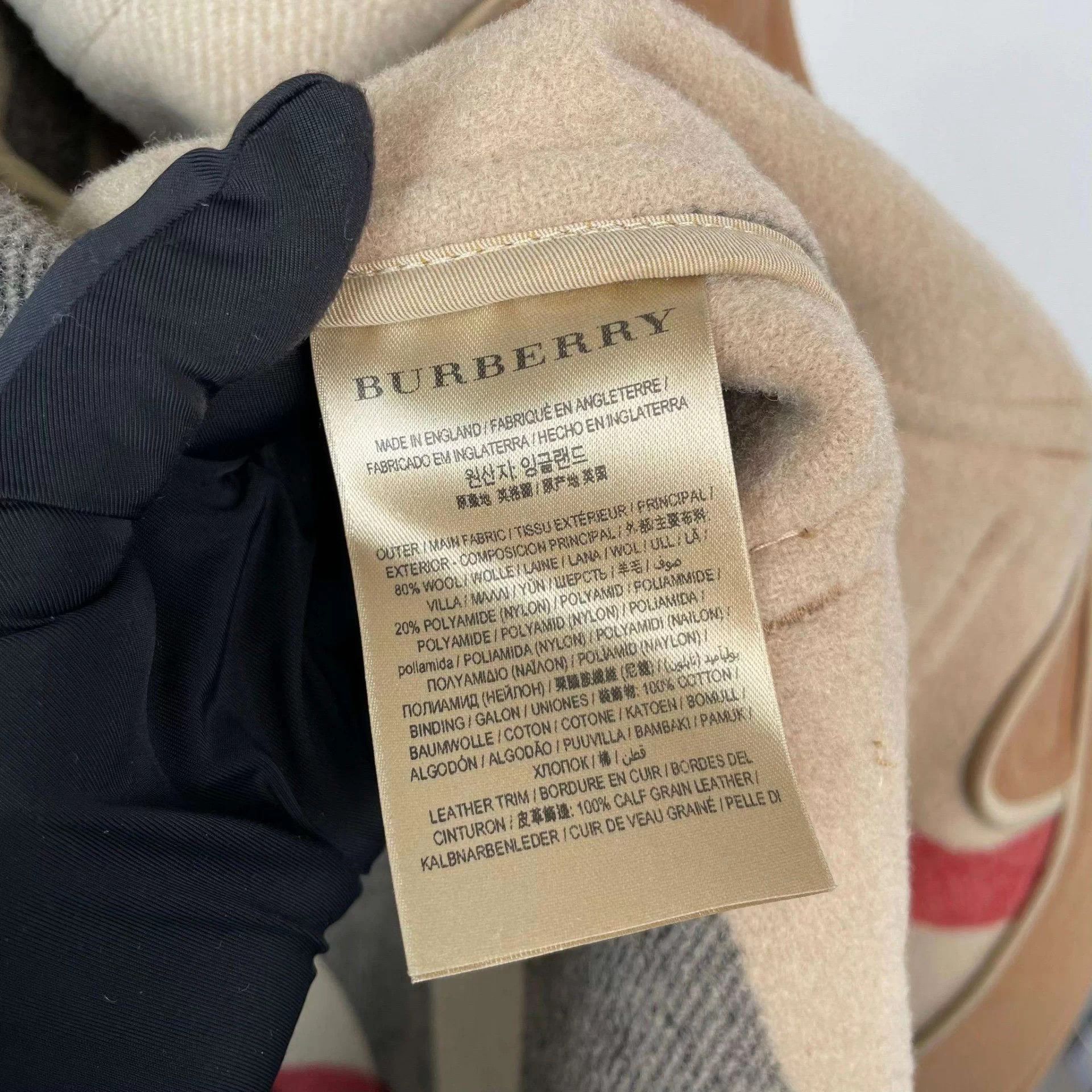 Burberry Burberry Women's Wool Horn Button Coat Size 8 Size M / US 6-8 / IT 42-44 - 8 Thumbnail