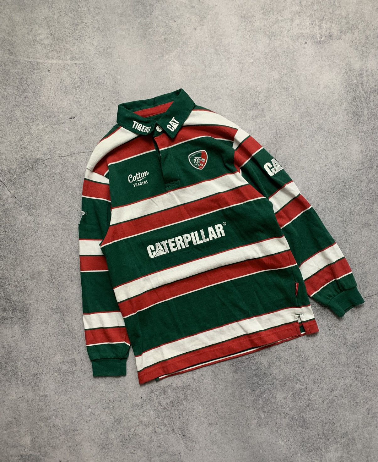 Vintage Cotton Traders Leicester Tigers Rygby Polo shirt