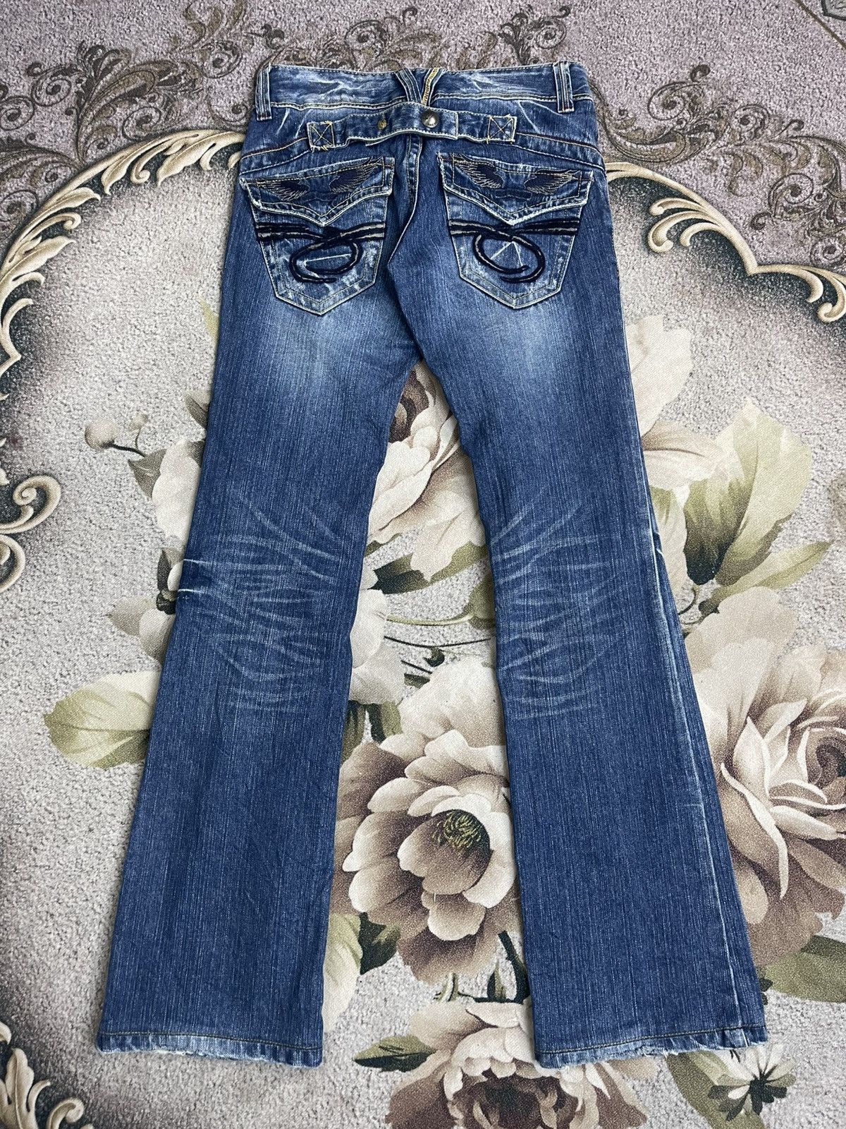 Japanese Brand Red Pepper Jeans Flare Streetwear Size 25" / US 0 / IT 36 - 24 Thumbnail