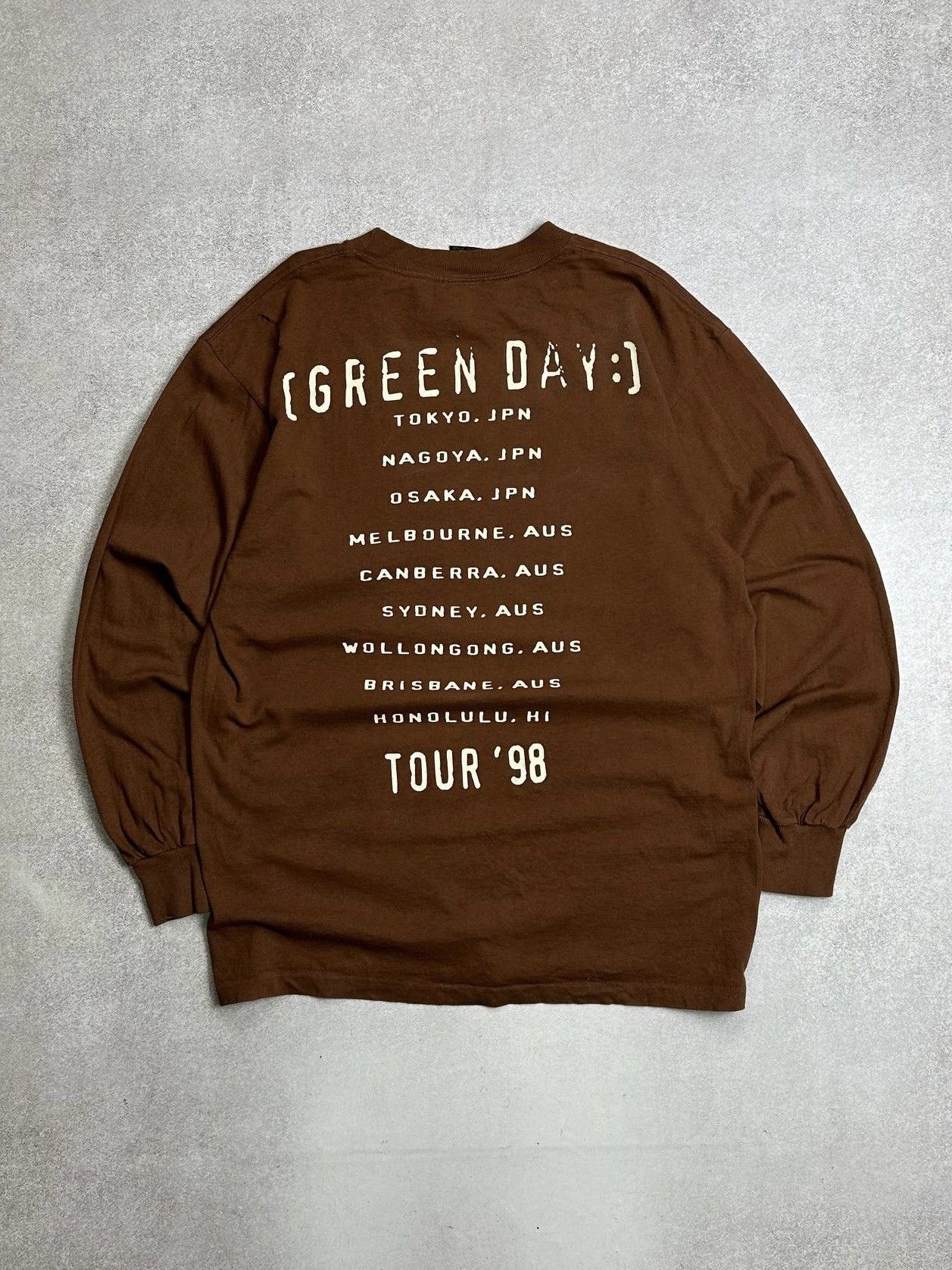 Giant 1998 Giant Green Day - Nimrod Brown Longsleeve T-shirt L Size US L / EU 52-54 / 3 - 4 Thumbnail