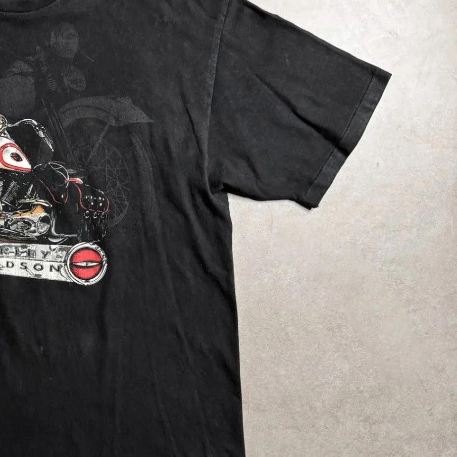 Harley Davidson Vintage Harley Davidson Black T-shirt - M Size US M / EU 48-50 / 2 - 5 Thumbnail