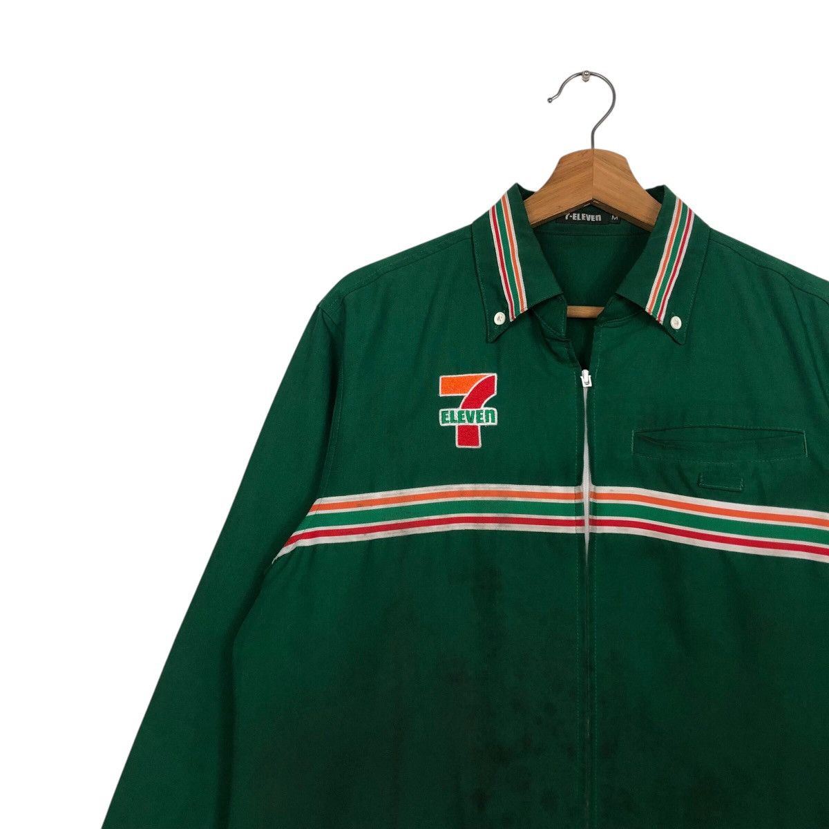 Japanese Brand 📌Vintage Chore Worker Jacket 7-Eleven Spell Out Big Logo Size US M / EU 48-50 / 2 - 8 Thumbnail