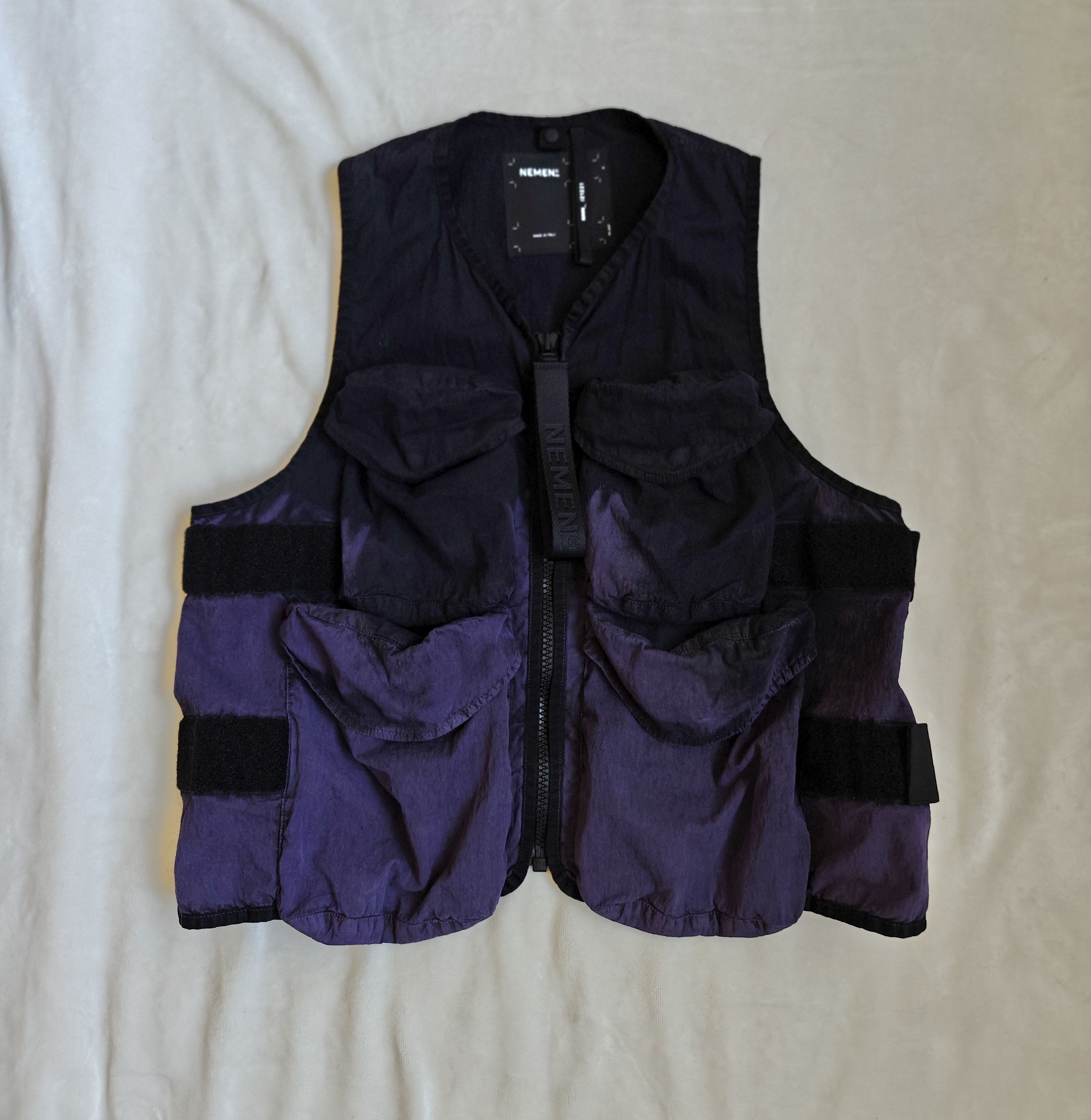 Nemen Nemen Purple Multi Pocket Vest Size US M / EU 48-50 / 2 - 1 Thumbnail