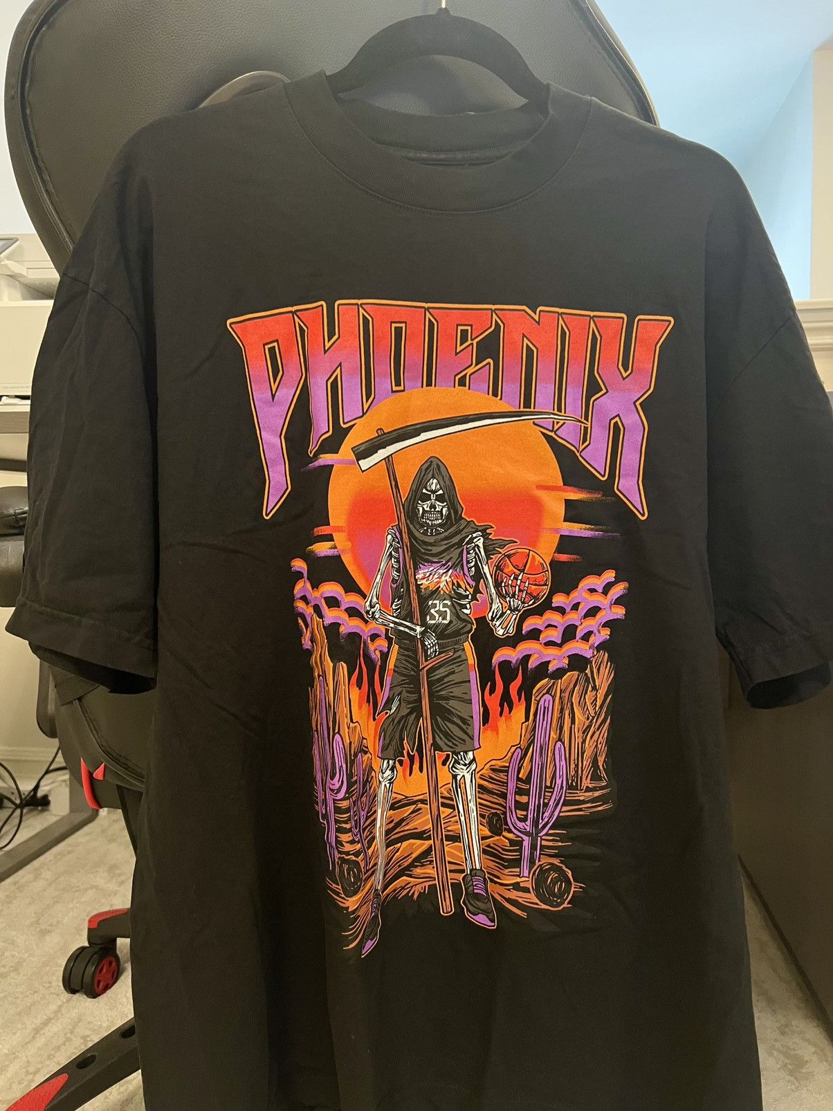 Vengeful Phoenix Suns Kevin Durant Tee - VENGEFUL - Size L *RARE* Size US L / EU 52-54 / 3 - 2 Thumbnail