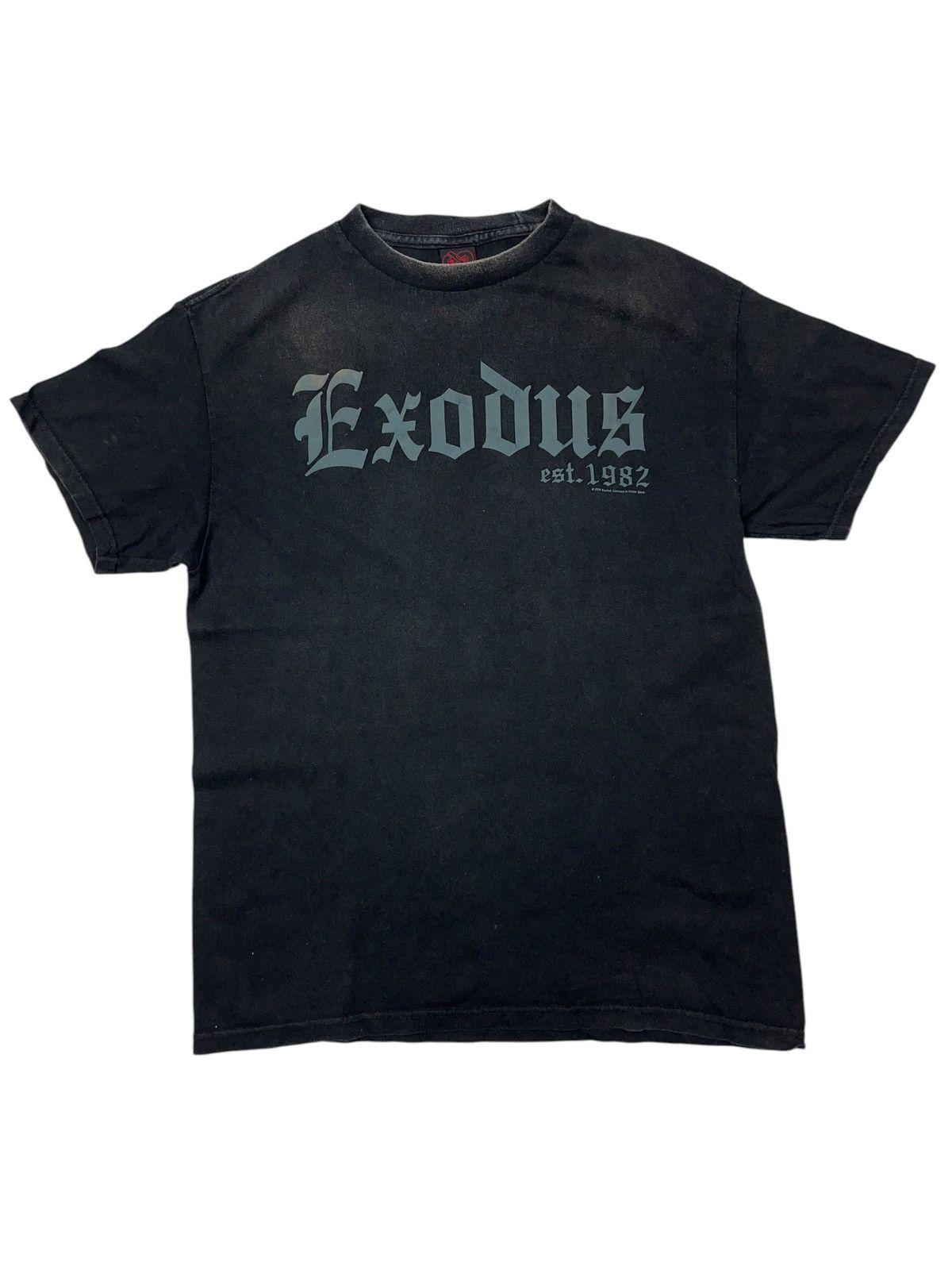 Band Tees × Vintage Vintage 00s Exodus Satan Death Blood Fuck Faded T-shirt Size US M / EU 48-50 / 2 - 2 Thumbnail