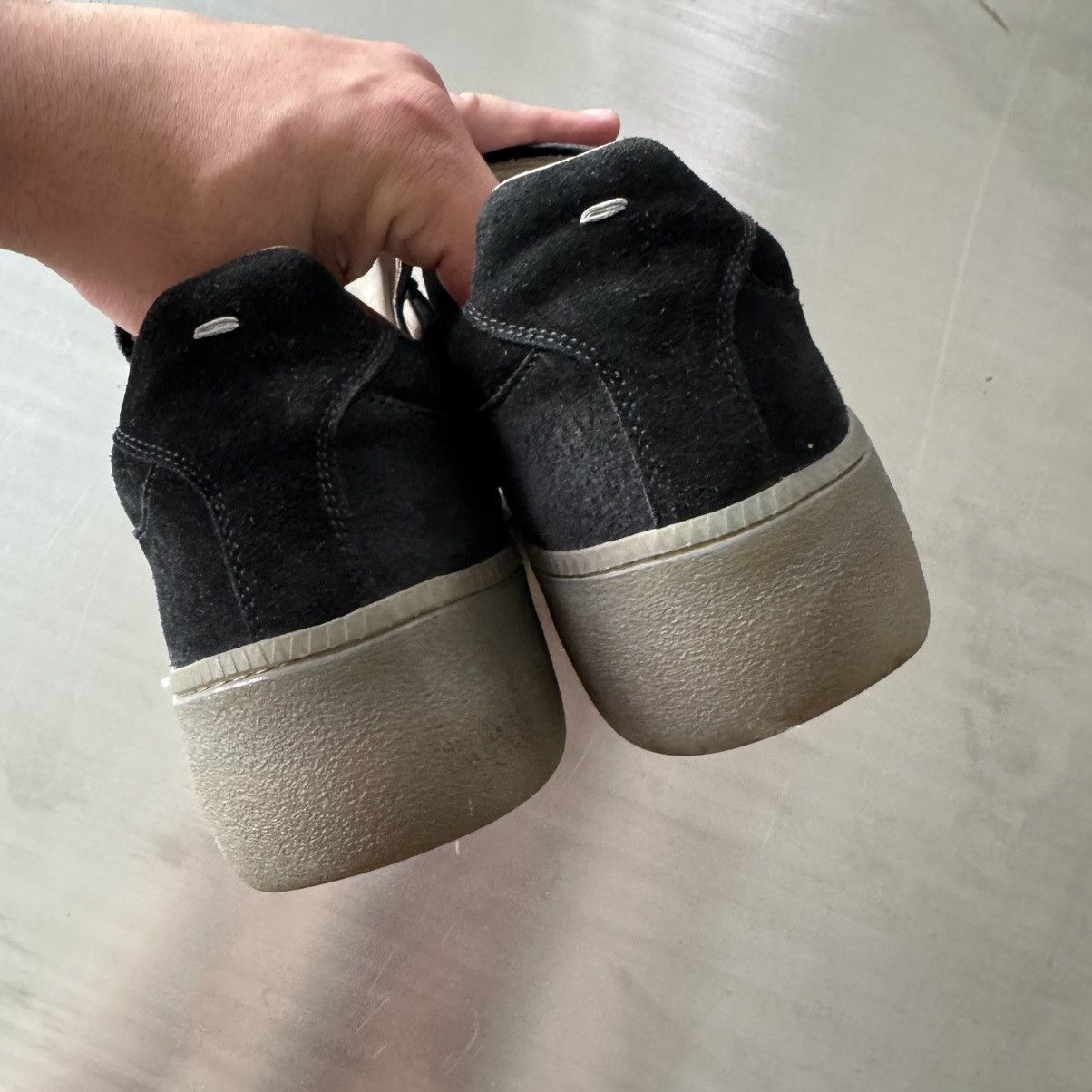 Maison Margiela Maison Margiela Mm1 Sneaker in Black Suede 43 10 Size US 10 / EU 43 - 3 Thumbnail