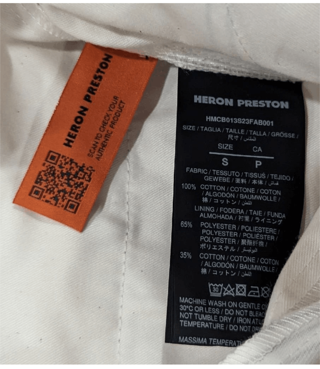 Heron Preston HERON PRESTON Striped Canvas Shorts Black/White Small Size US 30 / EU 46 - 6 Thumbnail
