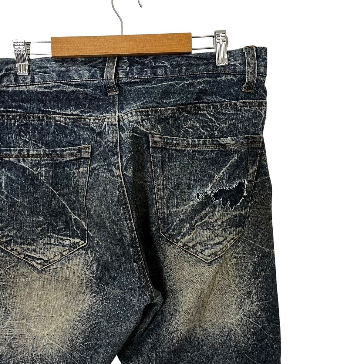 LOWBOX Vintage Lowbox Rare Faded Denim Jeans Size US 34 / EU 50 - 8 Thumbnail