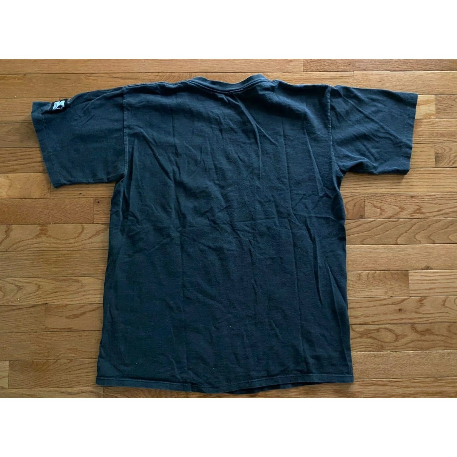 Starter VTG 90s Starter Neon All Over Print Spellout T-Shirt Sz M USA Made Single Stitch Shirt Mens Size US M / EU 48-50 / 2 - 2 Thumbnail
